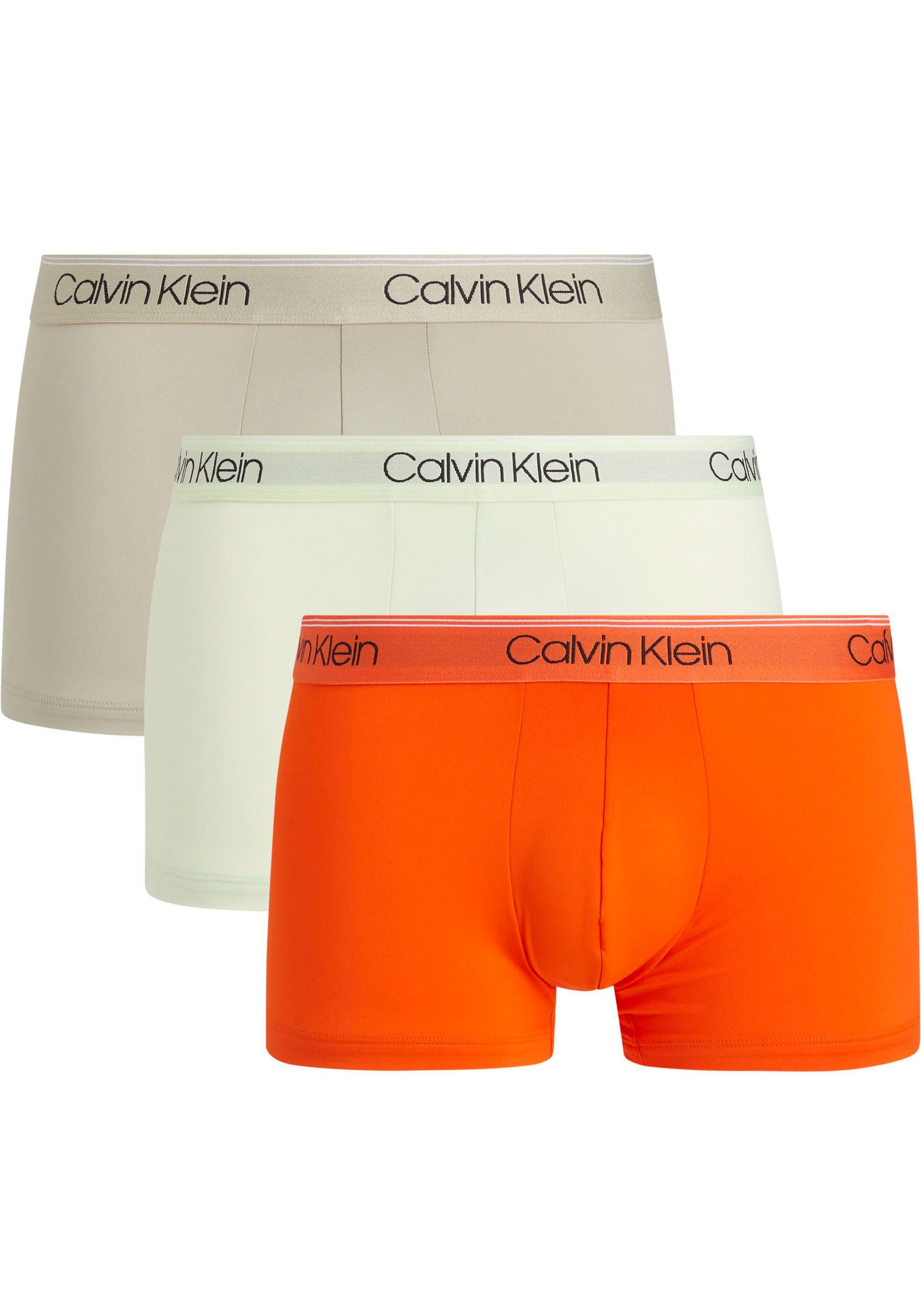 Calvin Klein Trunk LOW RISE TRUNK 3PK met elastische logo-band (Set van 3)