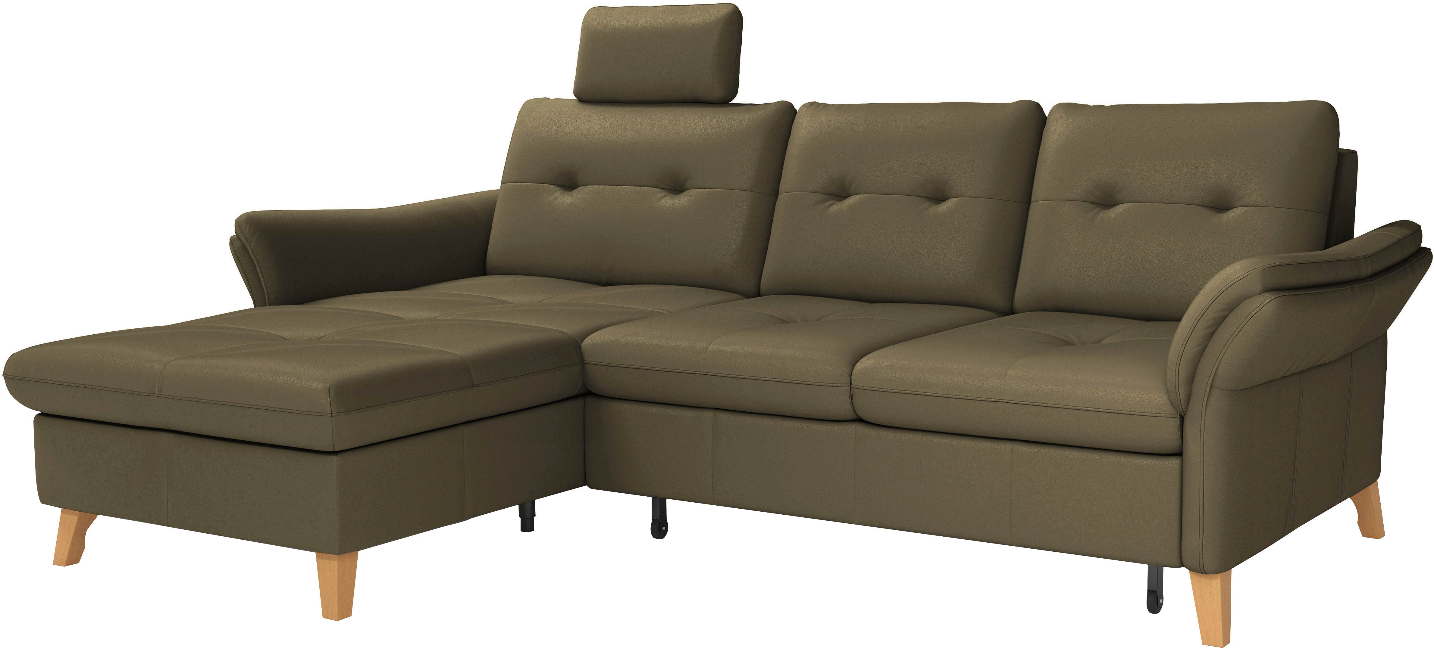 sit&more Hoekbank Göteborg Zitdiepteverstelling en binnenvering, naar keuze met slaapfunctie