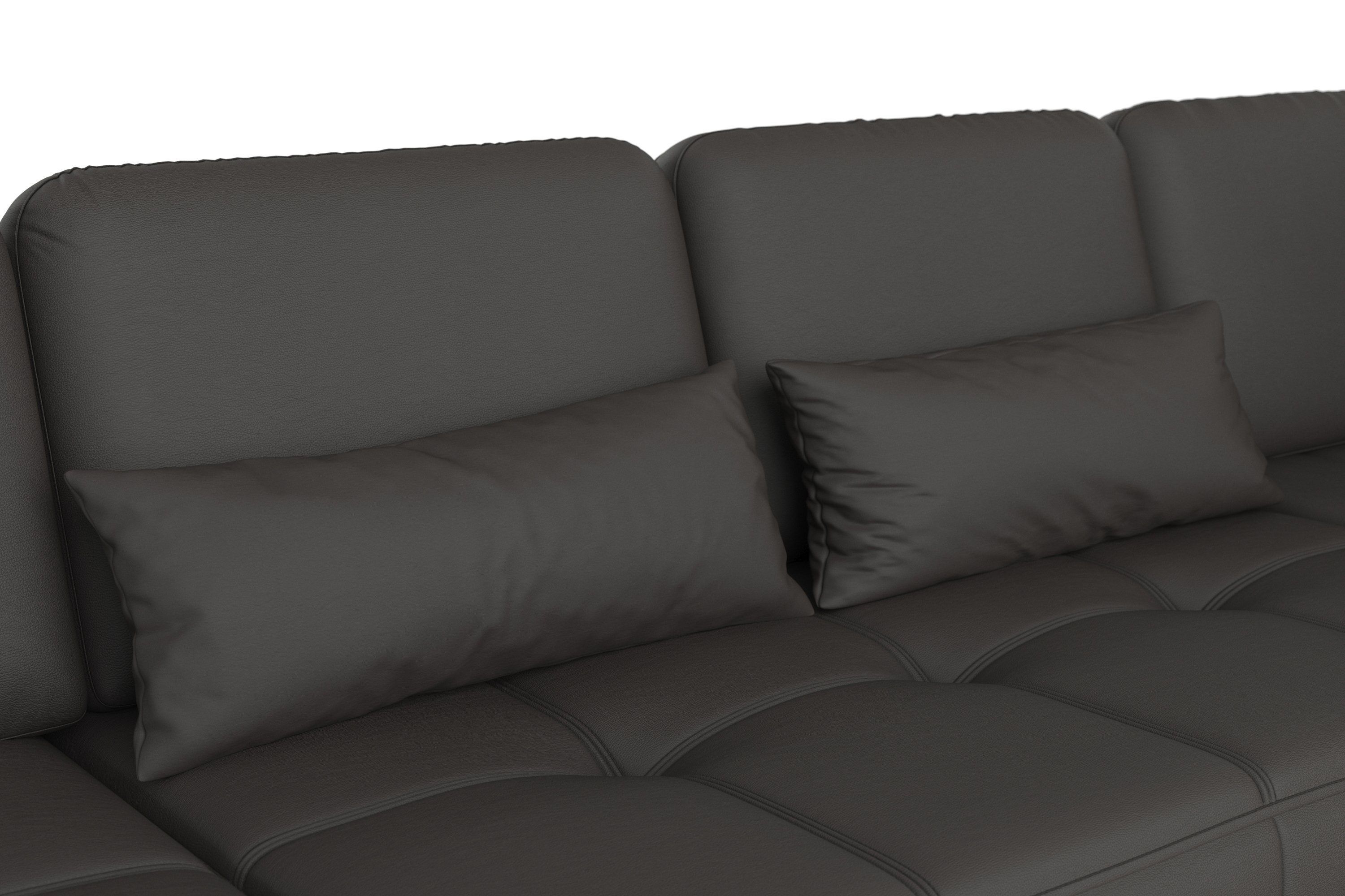 sit&more Zithoek Bendigo U-vorm inclusief zitdiepteverstelling, bodemvrijheid 15 cm, in 2 pootkleuren