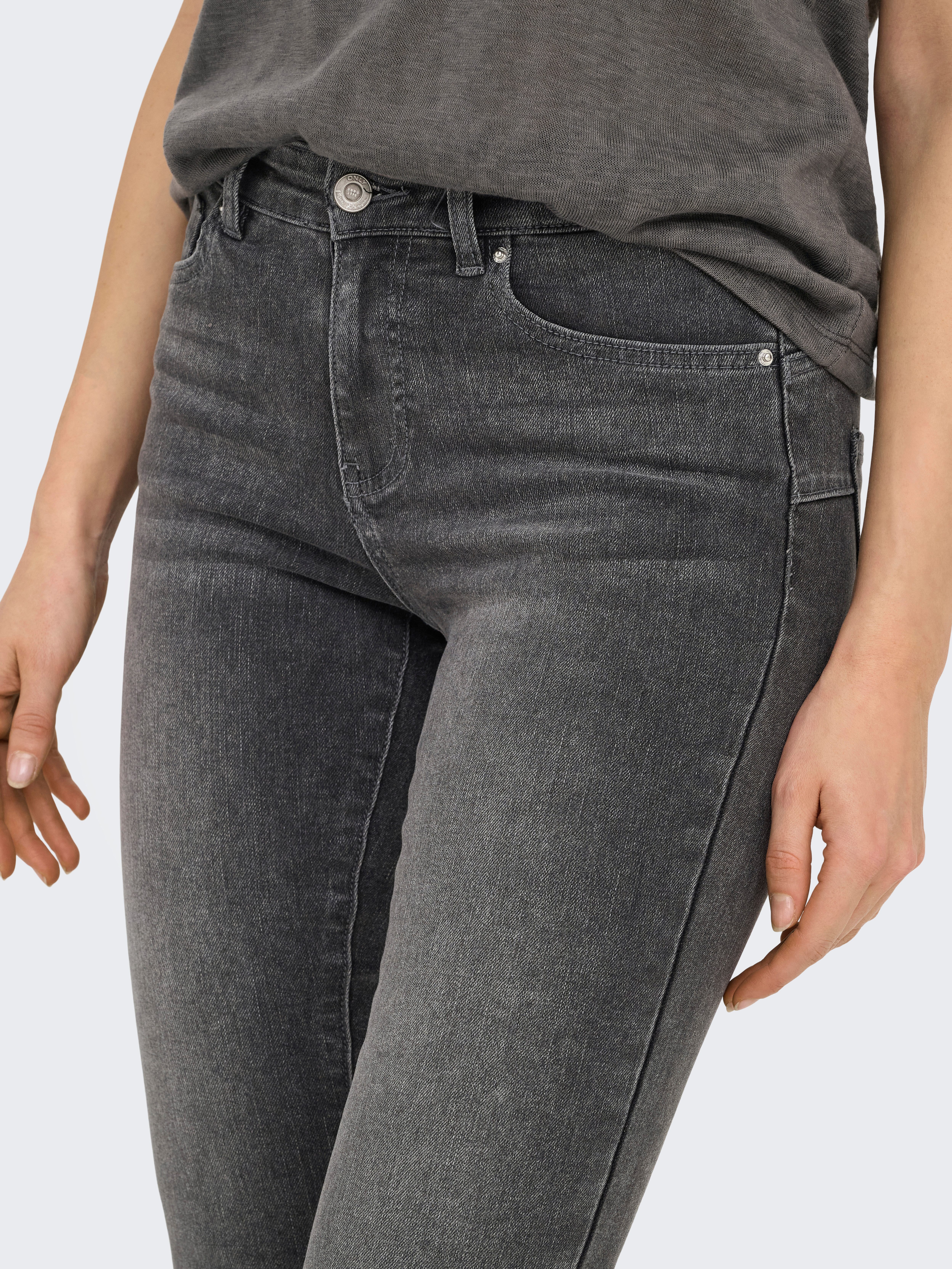 Only Skinny fit jeans ONLRINA MID WAIST PUSH UP SK BOX DNM