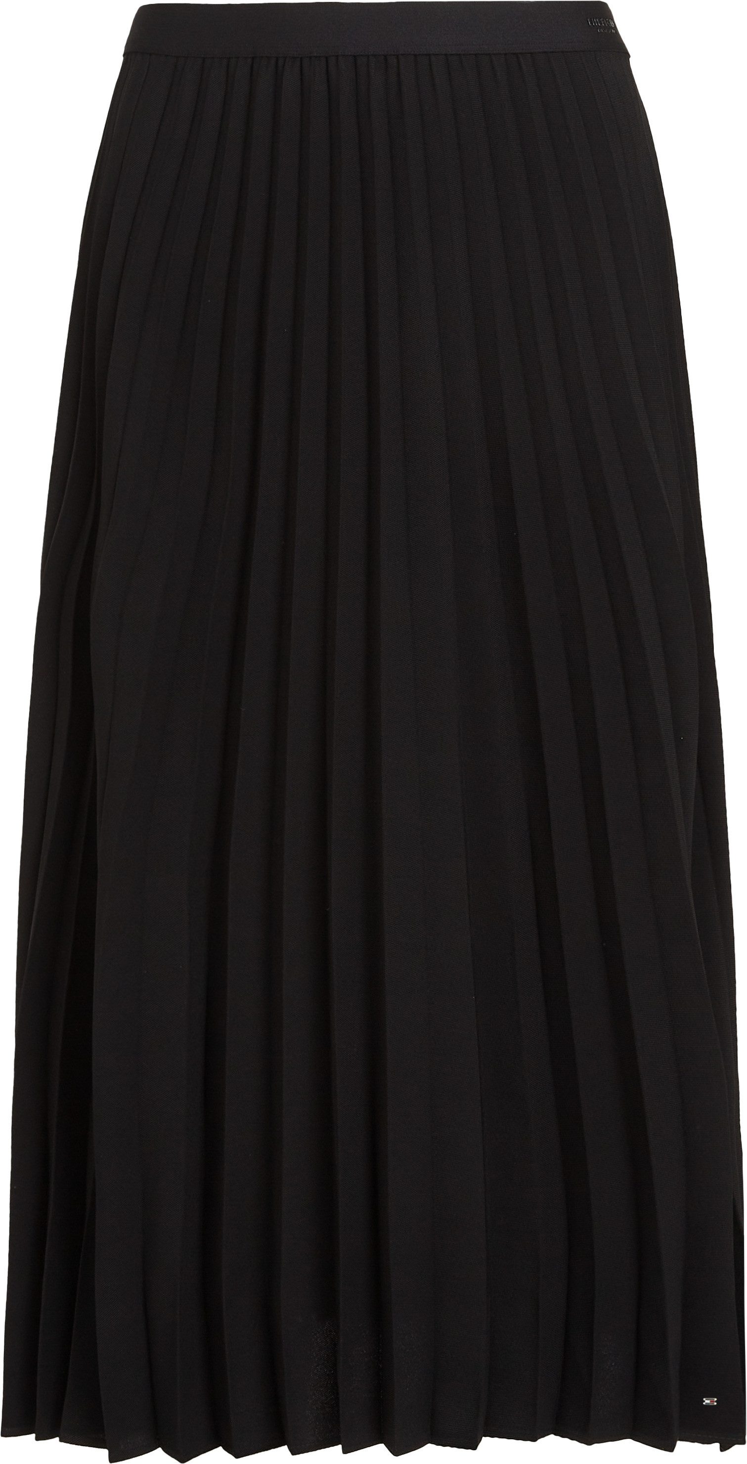 Tommy Hilfiger Plissérok FLUID PLEATED PULL ON MIDI SKIRT