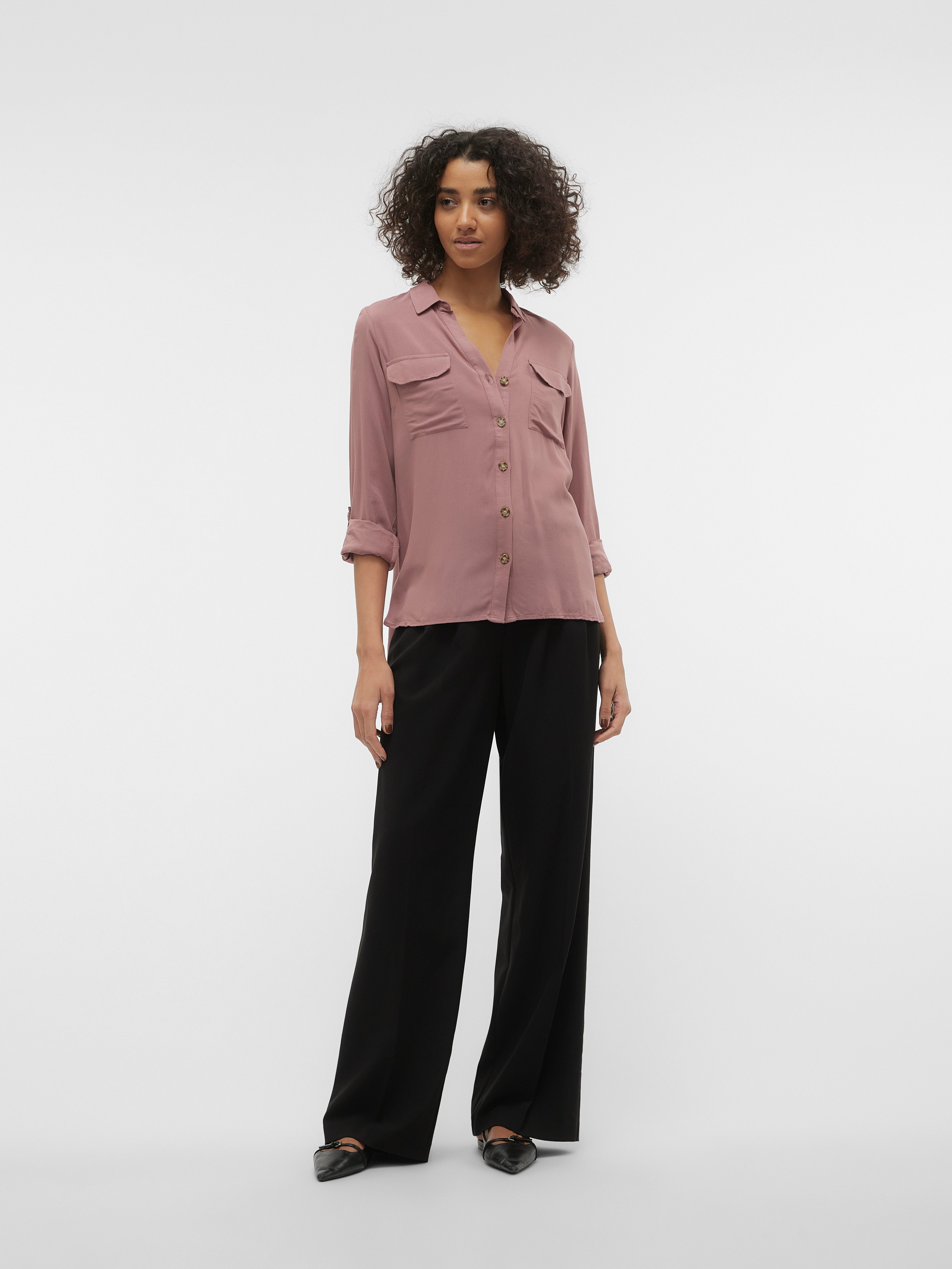 Vero Moda Overhemdblouse VMBUMPY L S SHIRT NEW WVN GA NOOS