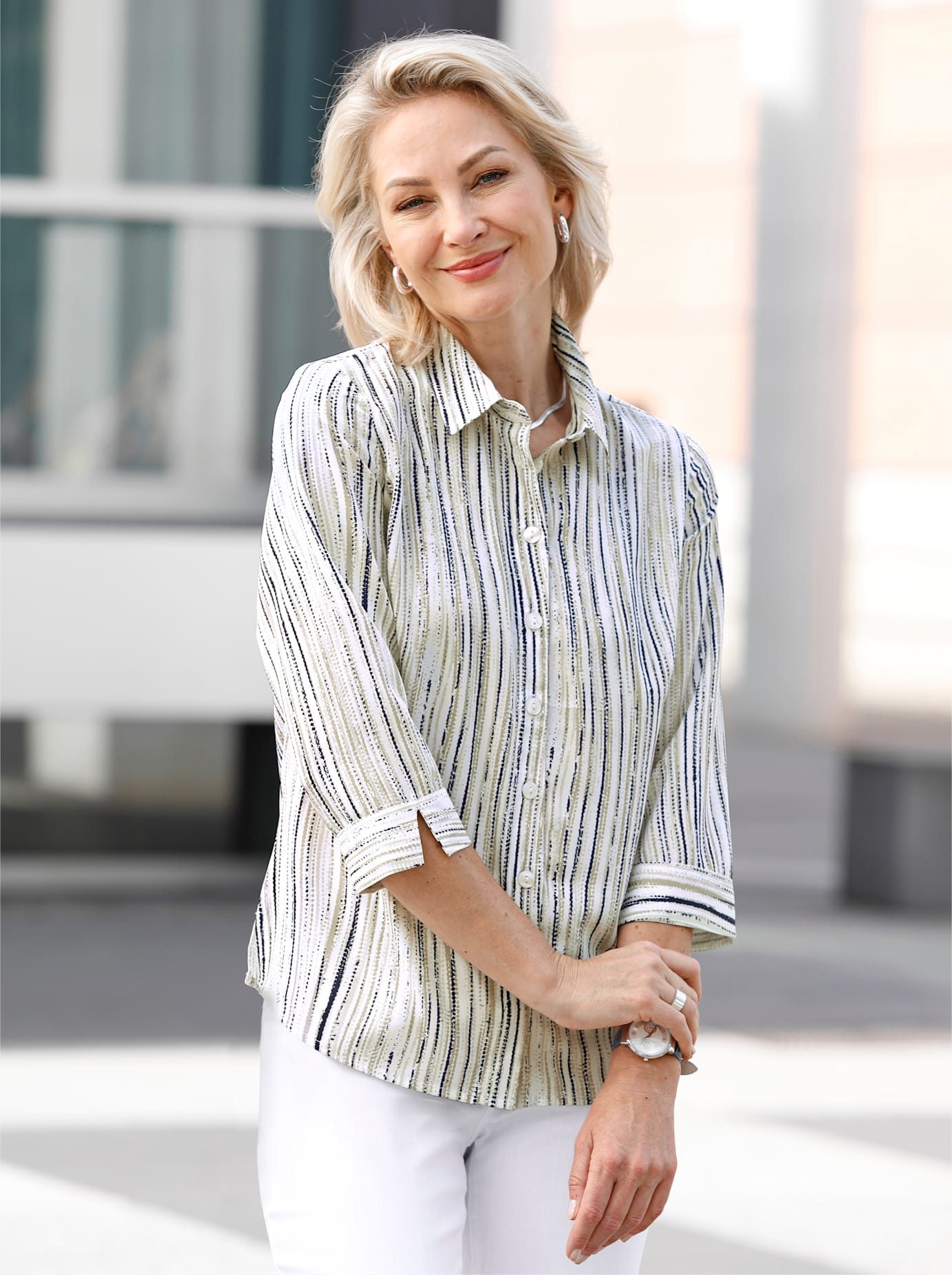 Classic Basics Crêpe-blouse