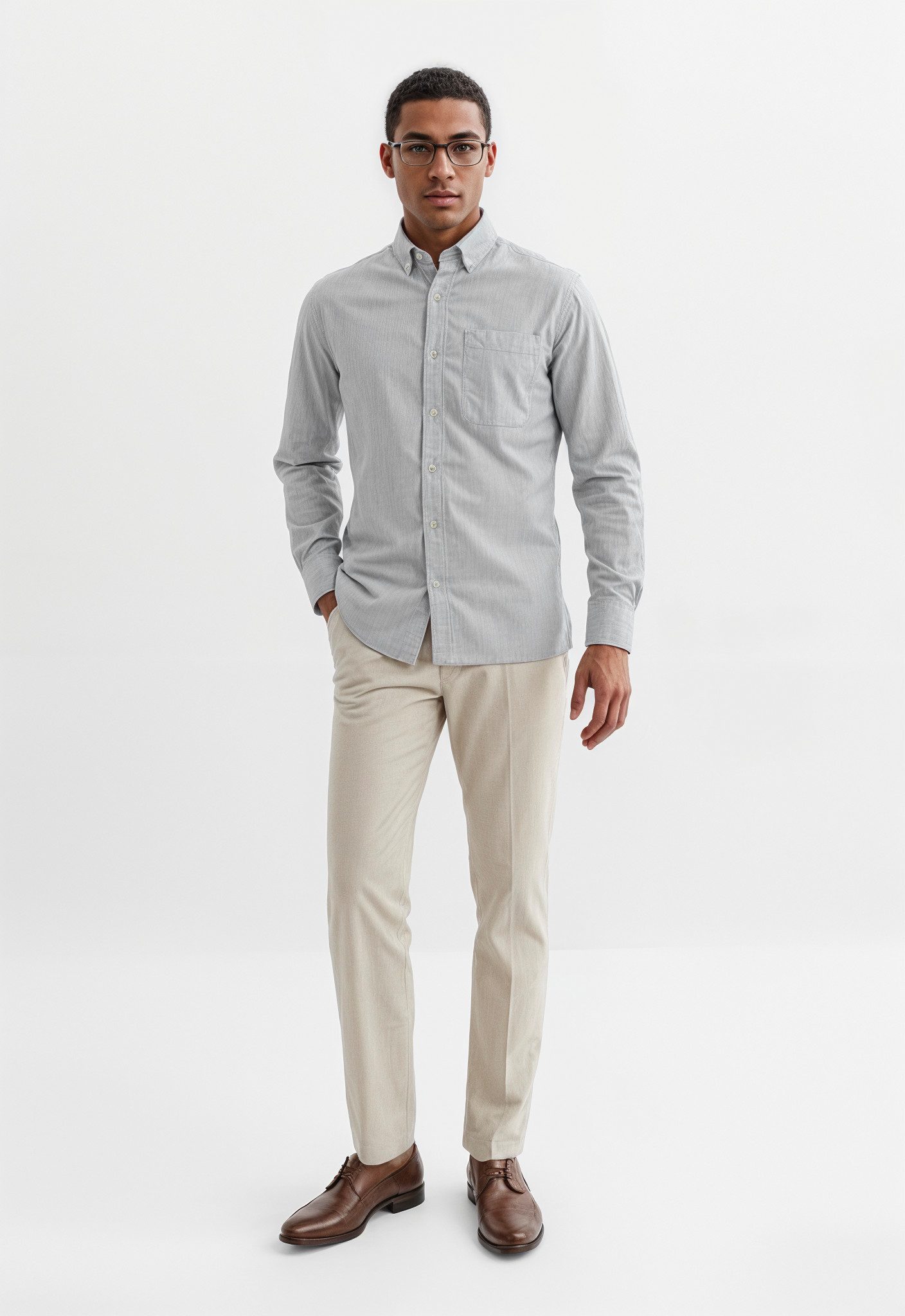 Jack & Jones Overhemd met lange mouwen JPRBROOK OXFORD SHIRT L/S NOOS