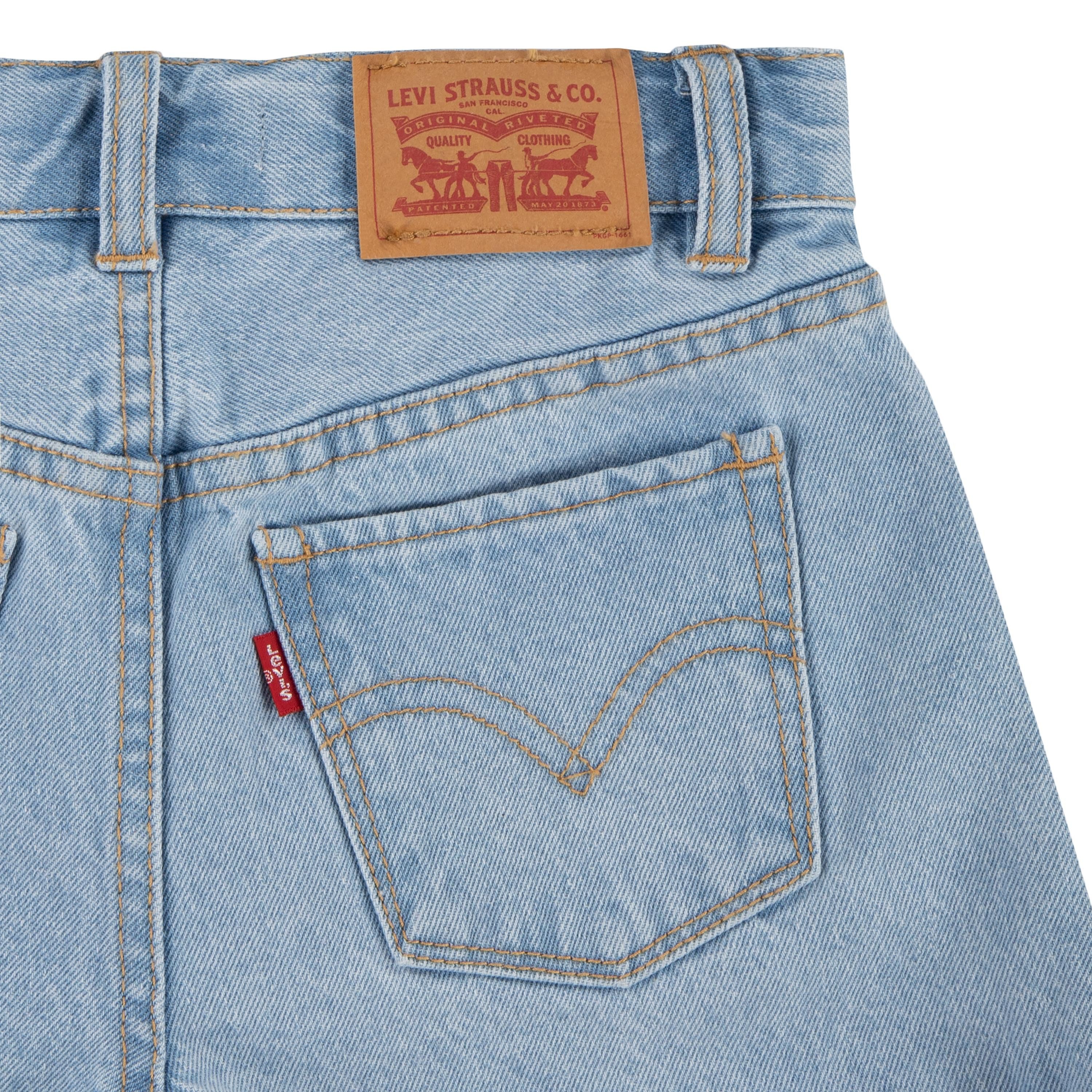 Levi's Kidswear Jeansshort LVG MINI MOM SHORT W/ ROLL CUF