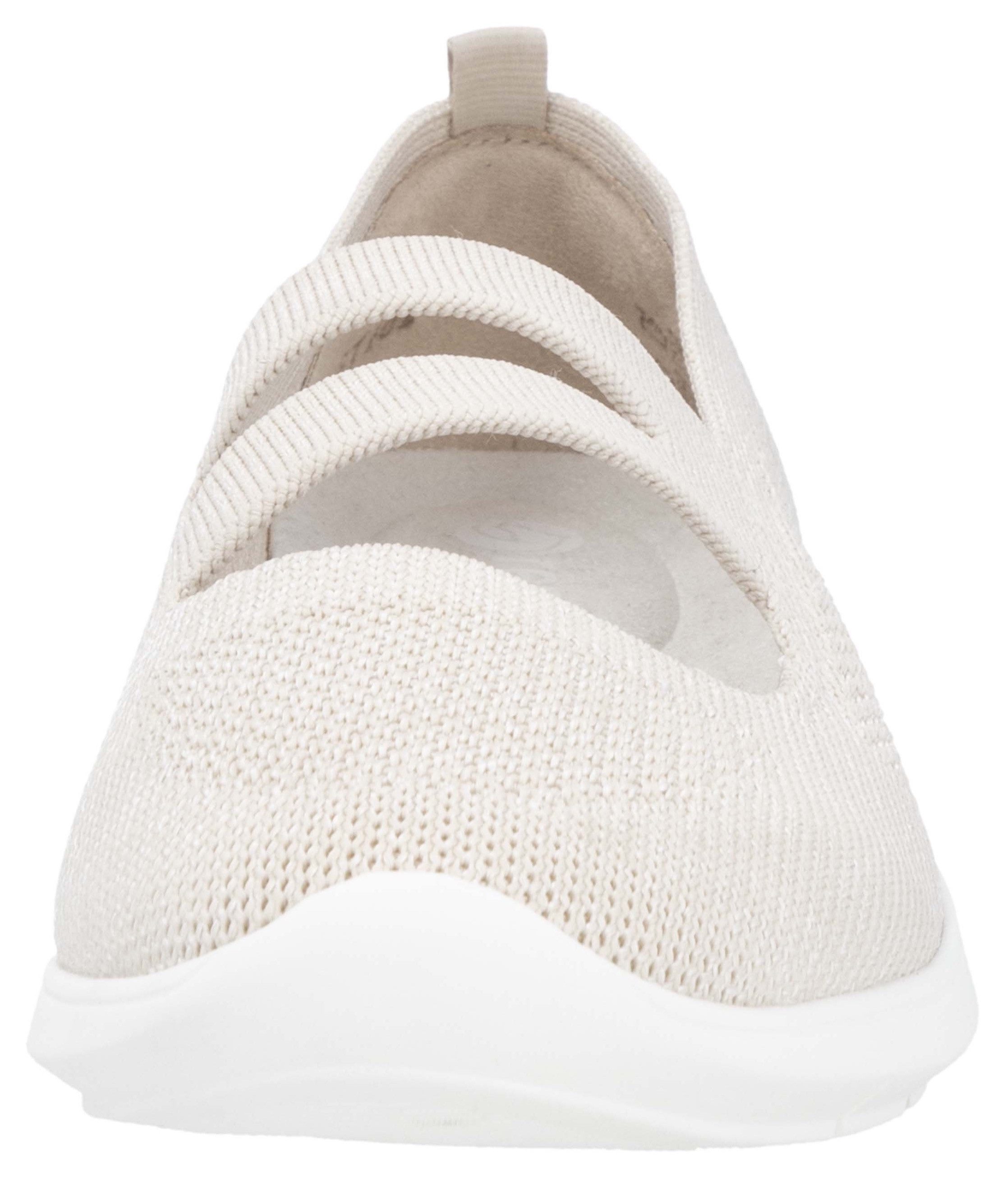 Remonte Ballerina's met riempje , lage schoen, vrijetijdsschoen, comfort-schoen met verwisselbare binnenzool