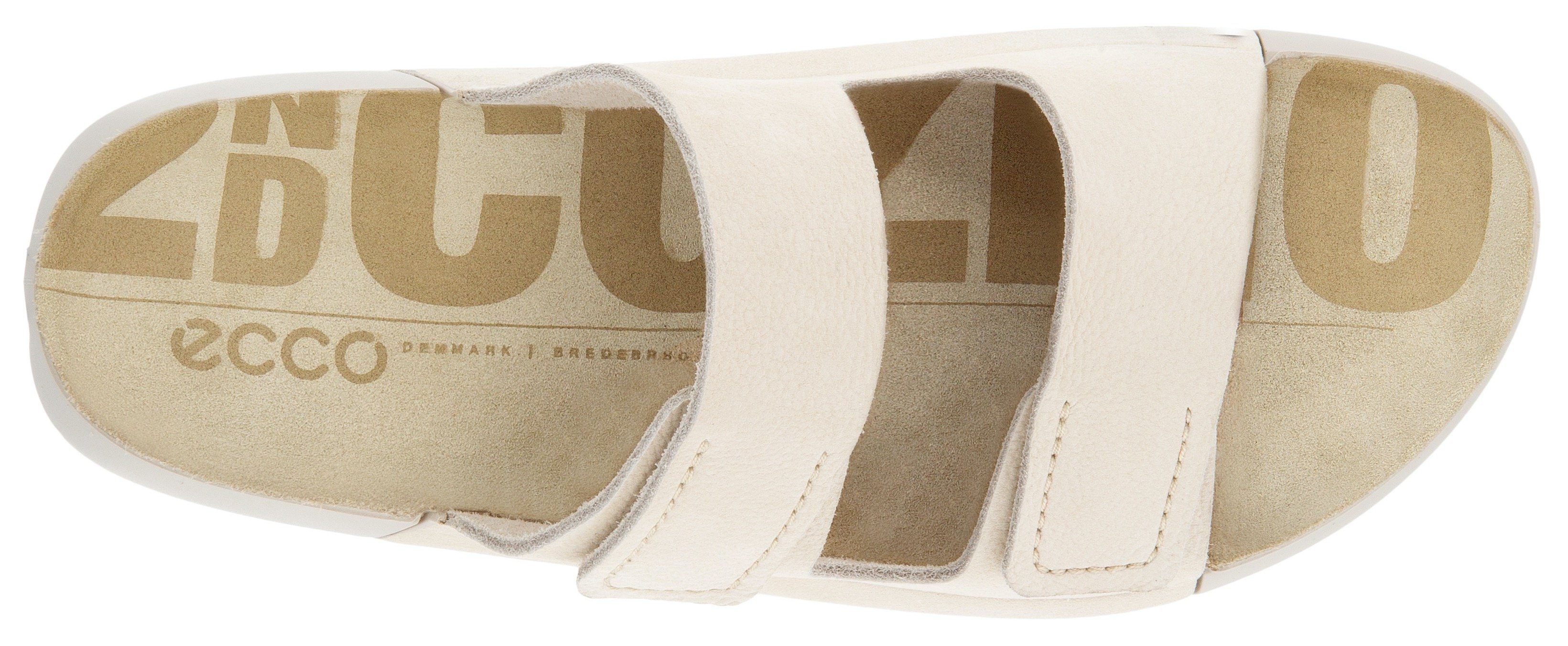 Ecco Slippers Cozmo W zomerschoen, slippers met twee klittenbandsluitingen