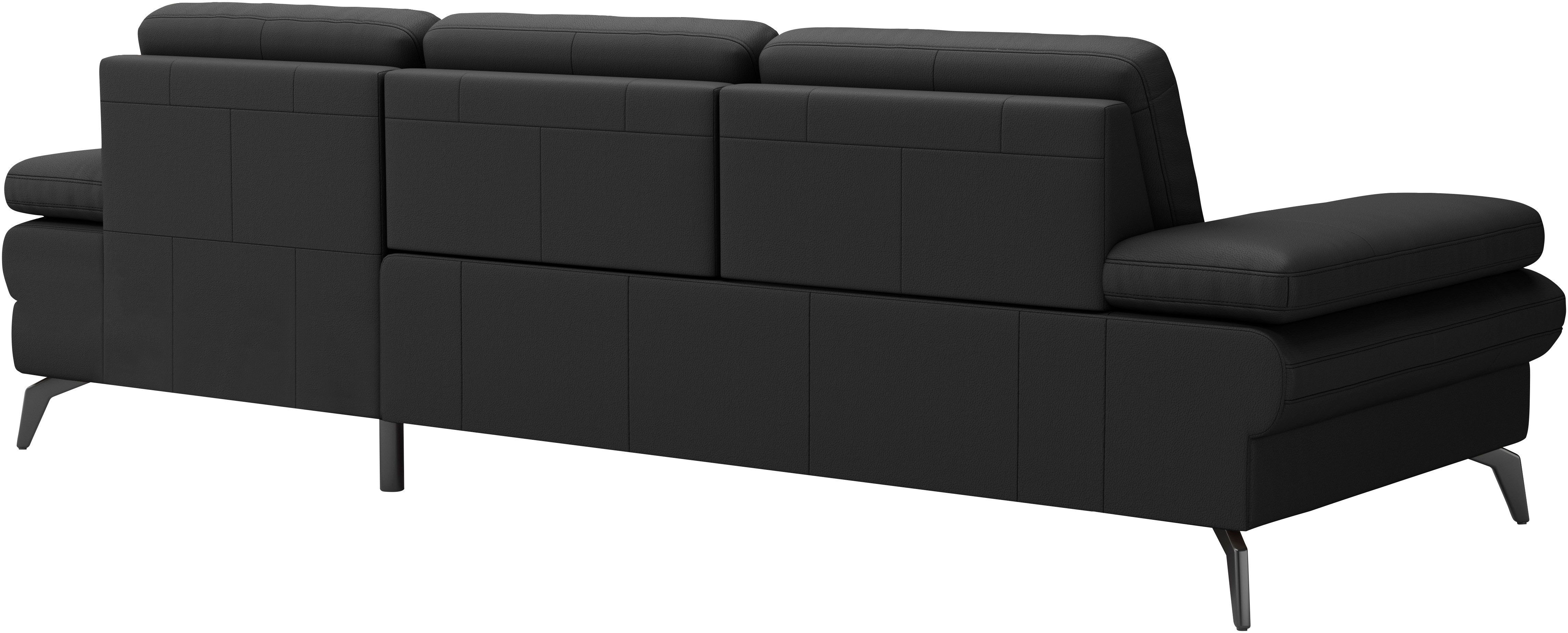 sit&more Hoekbank Morris L-vorm, incl. zitdiepteverstelling keuze uit armleuningverstelling, bedfunctie & bedlade