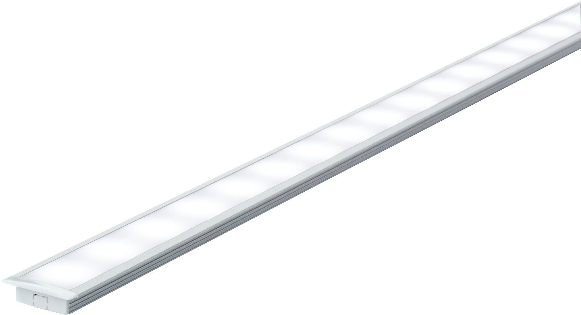 Paulmann Led-strepen Vloer Profiel met Diffuser 100cm Geanodiseerd Alu, Satin, Alu/Kunststof Alu (1 stuk)
