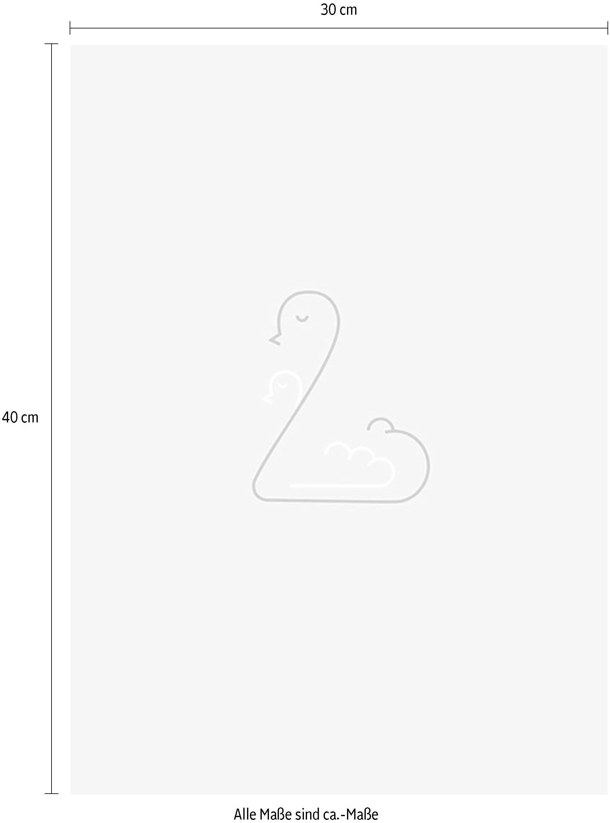 Komar Wanddecoratie Baby Welcome Wanddecoratie - zonder lijst (1 stuk)