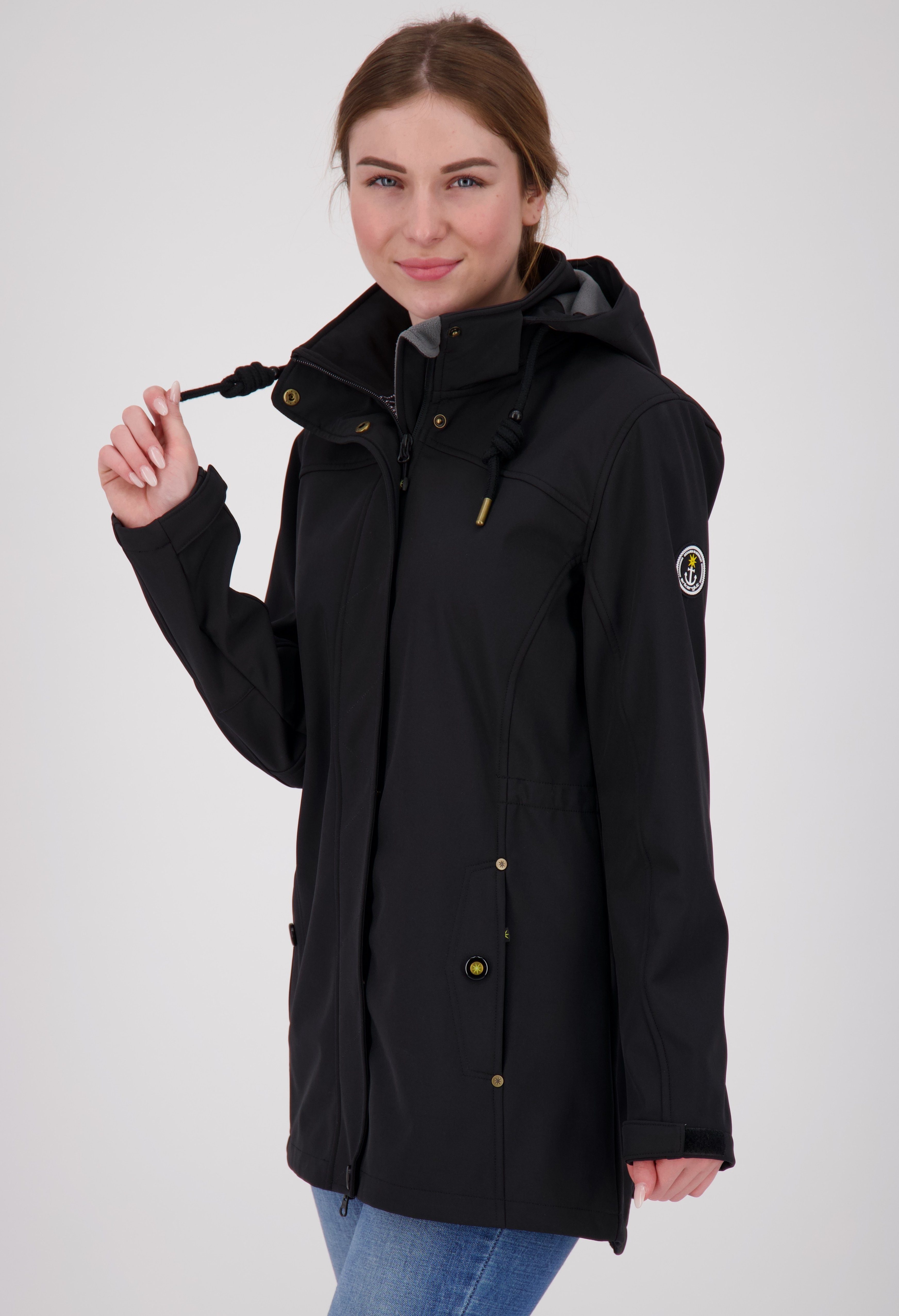 DEPROC Active Softshell-jas PEAK ROBSON WOMEN kleding maat 54 (XXL) zwart