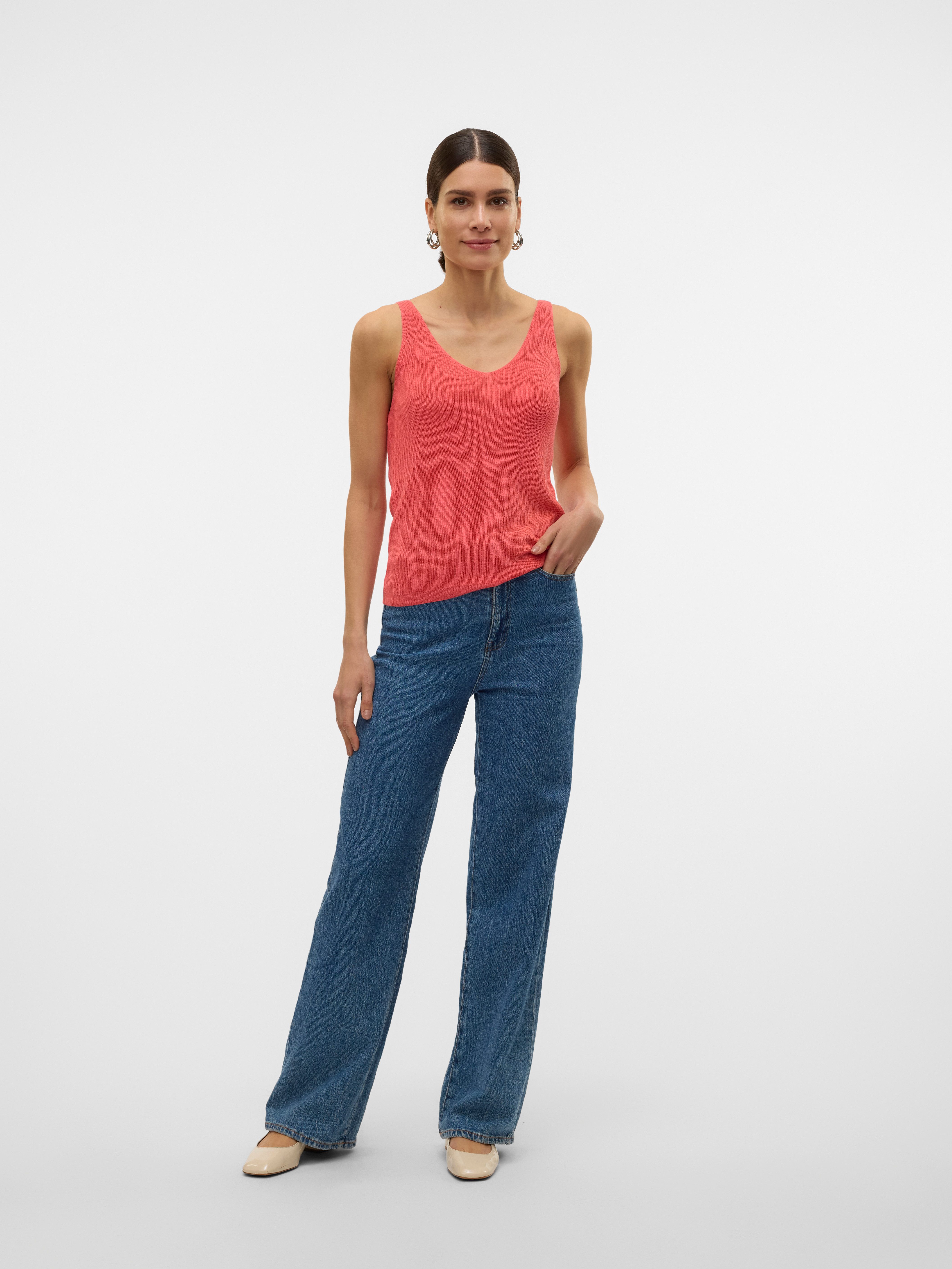 Vero Moda Gebreide top VMNEWLEX SUN SL TOP GA NOOS
