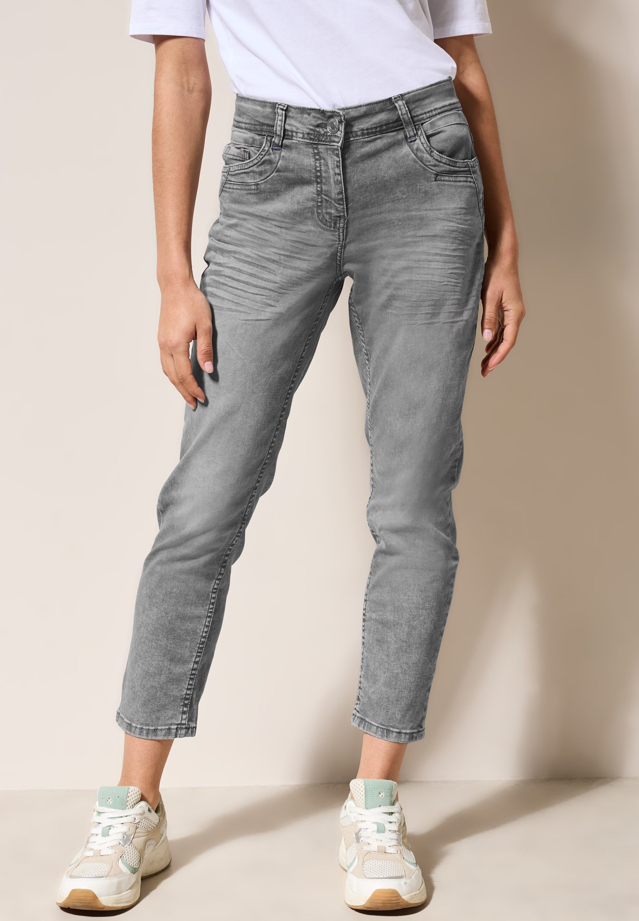 Cecil 5-pocket jeans Stijl Scarlett Mid waist met smal been