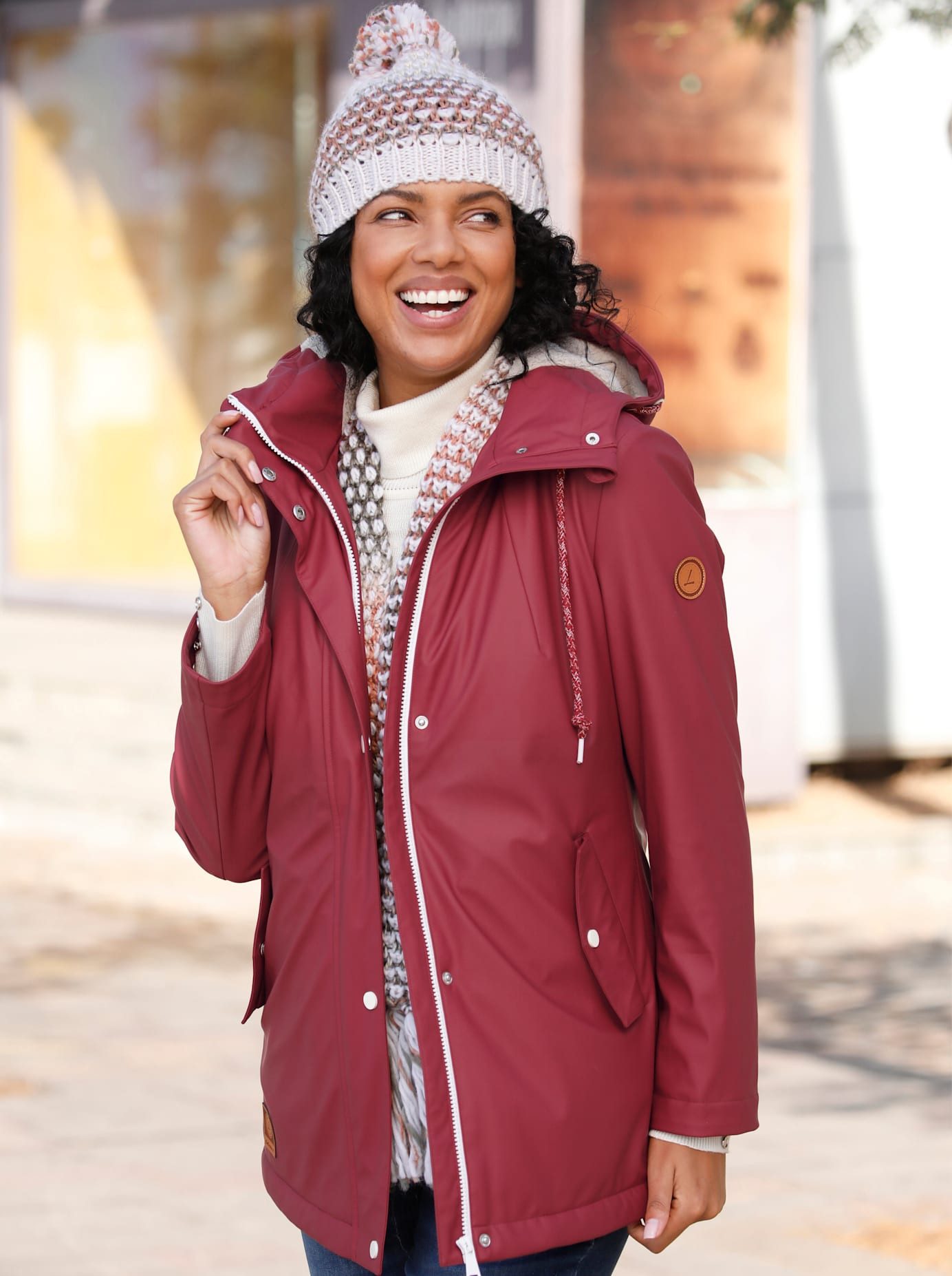 Casual Looks Functioneel jack dames functionele jassen maat 54 rood