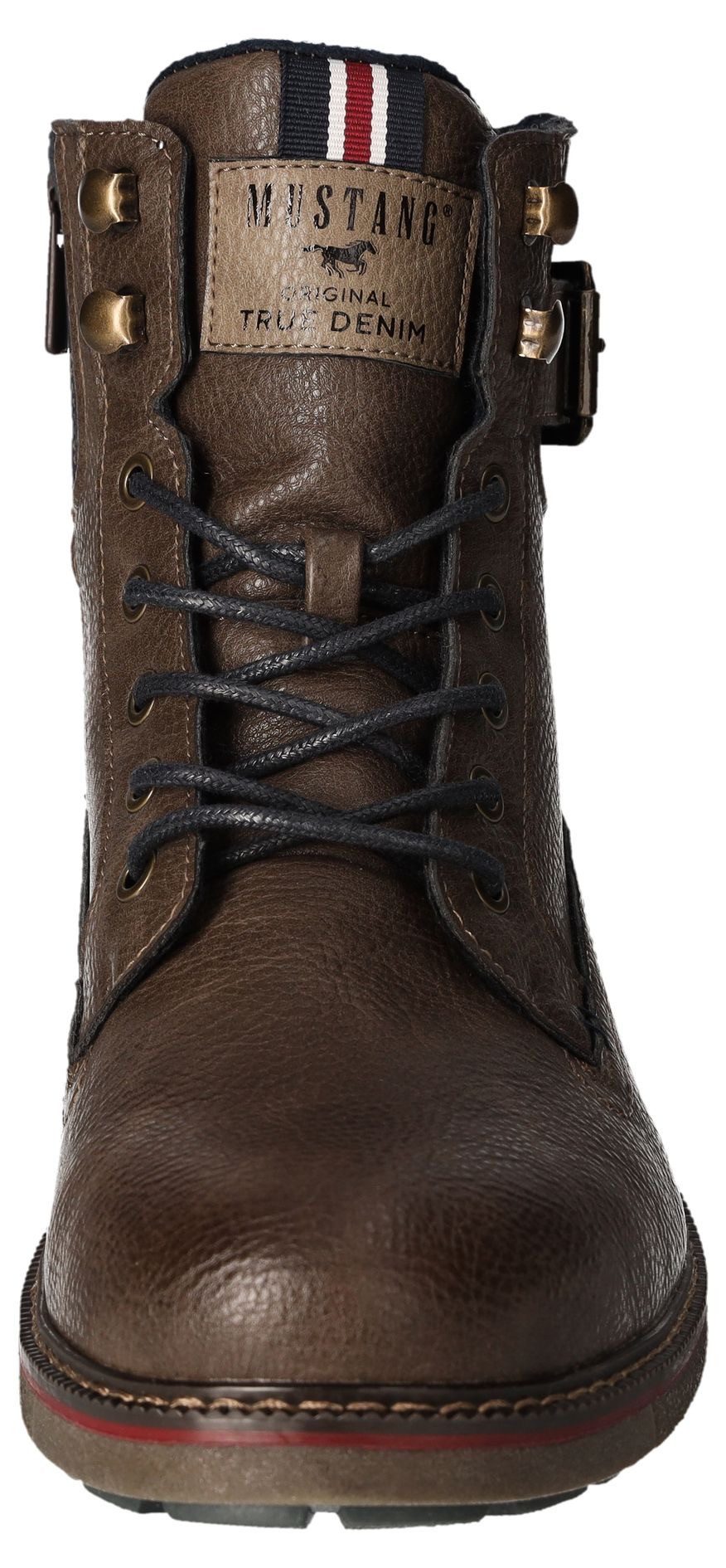 Mustang Shoes Veterschoenen Worker boots, herfst schoen, laarzen met aantrek lus