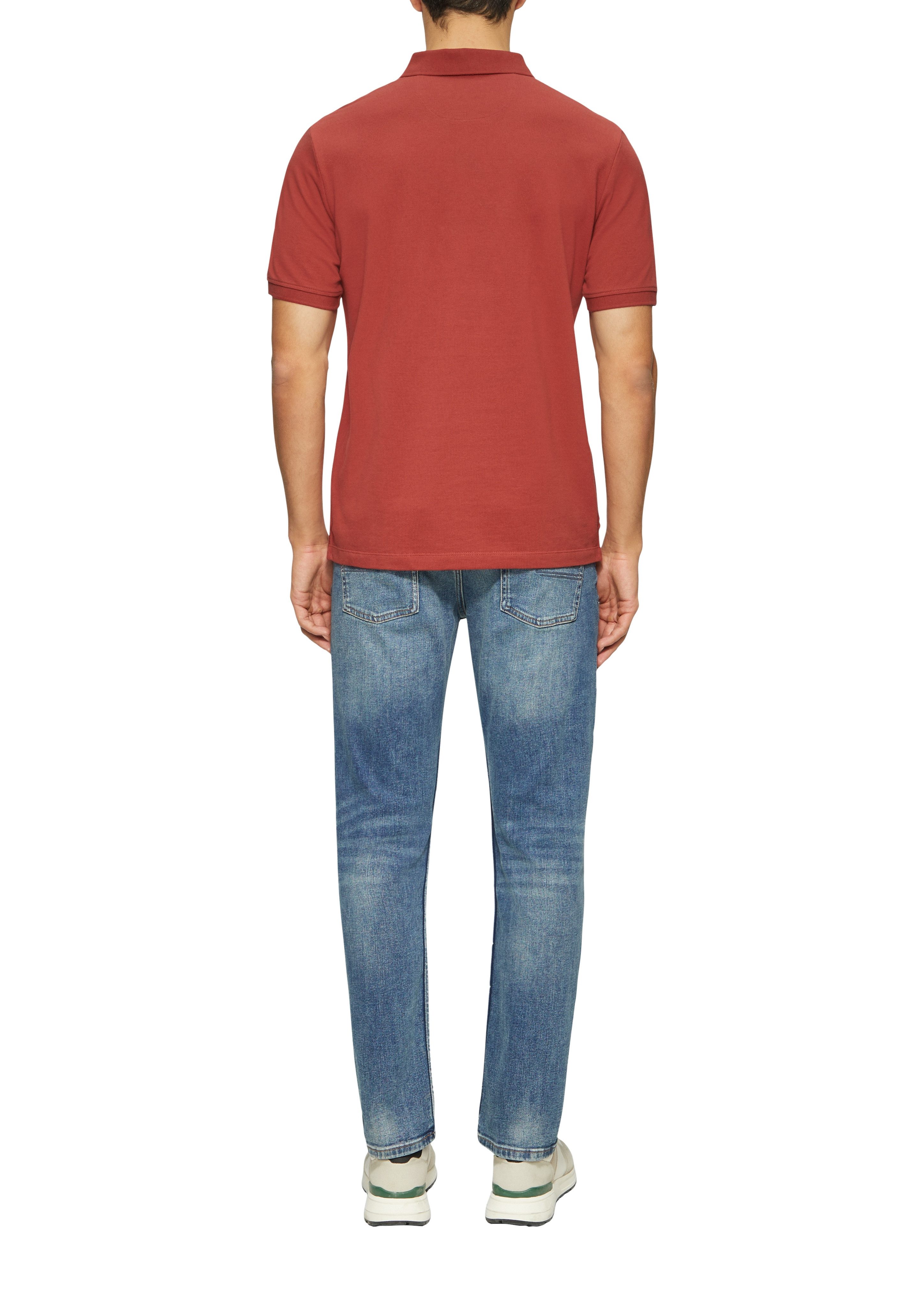 s.Oliver Poloshirt met geborduurd logo