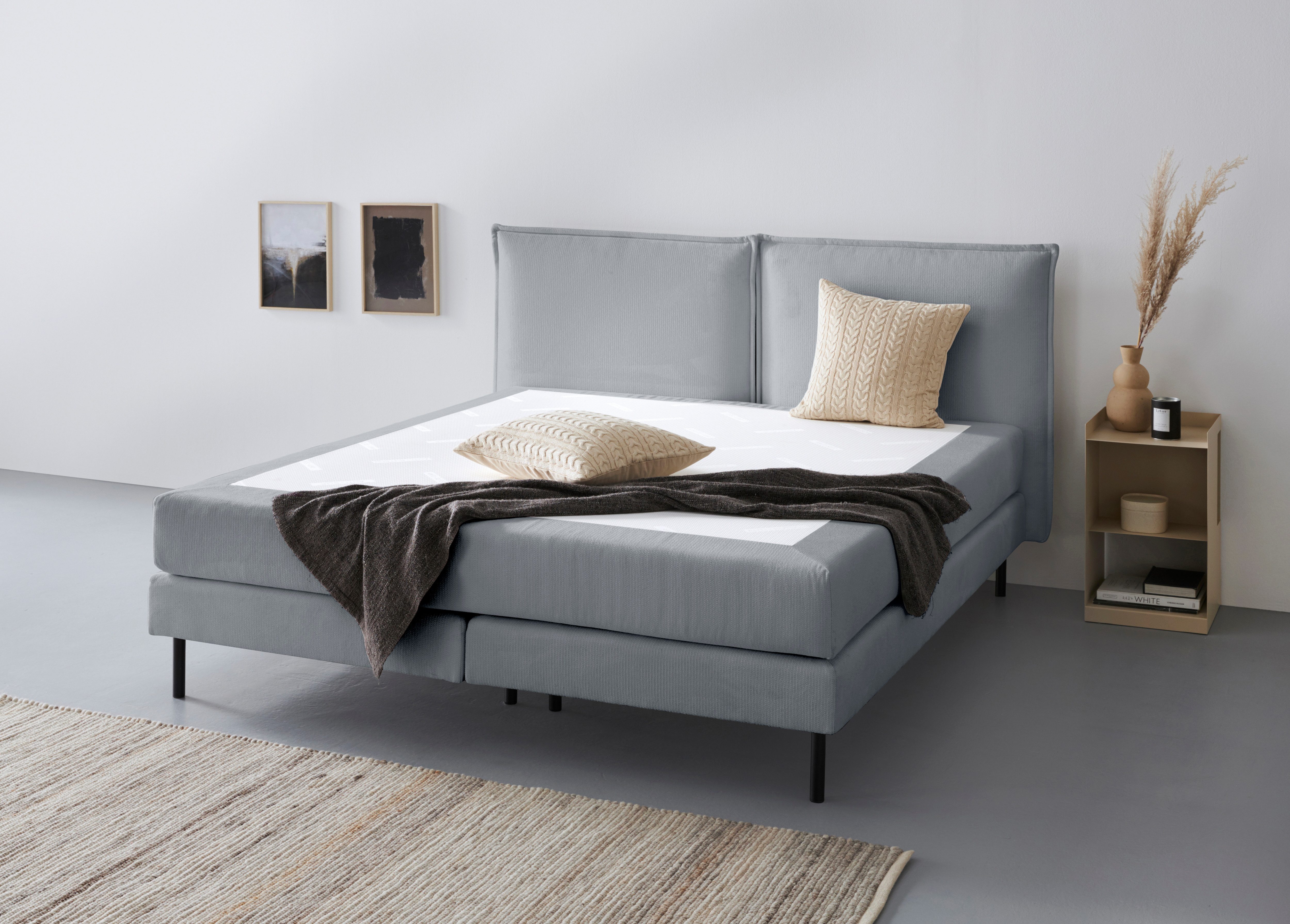 LeGer Home by Lena Gercke Gestoffeerd bed EDITH