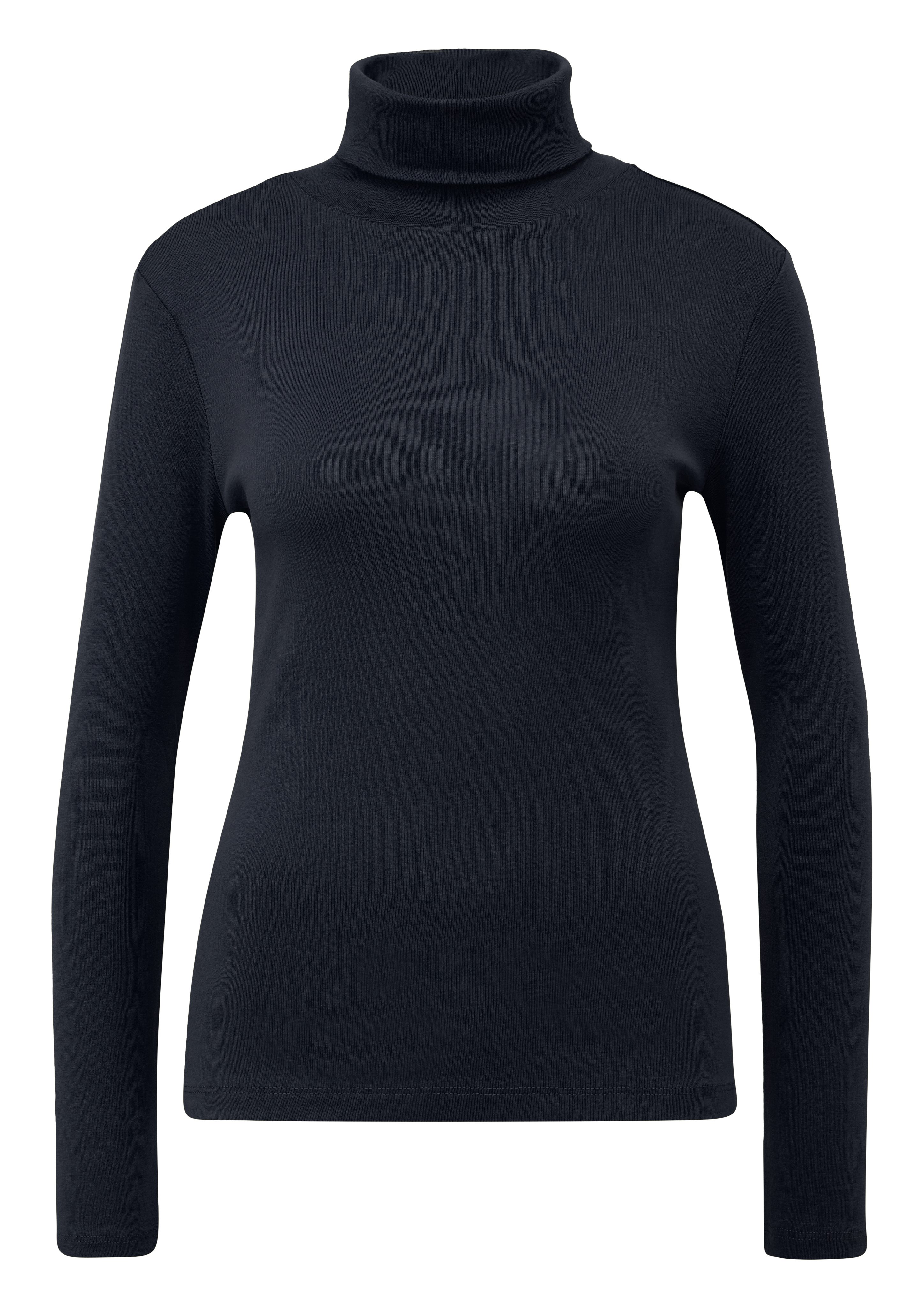 s.Oliver Colshirt in rib-look