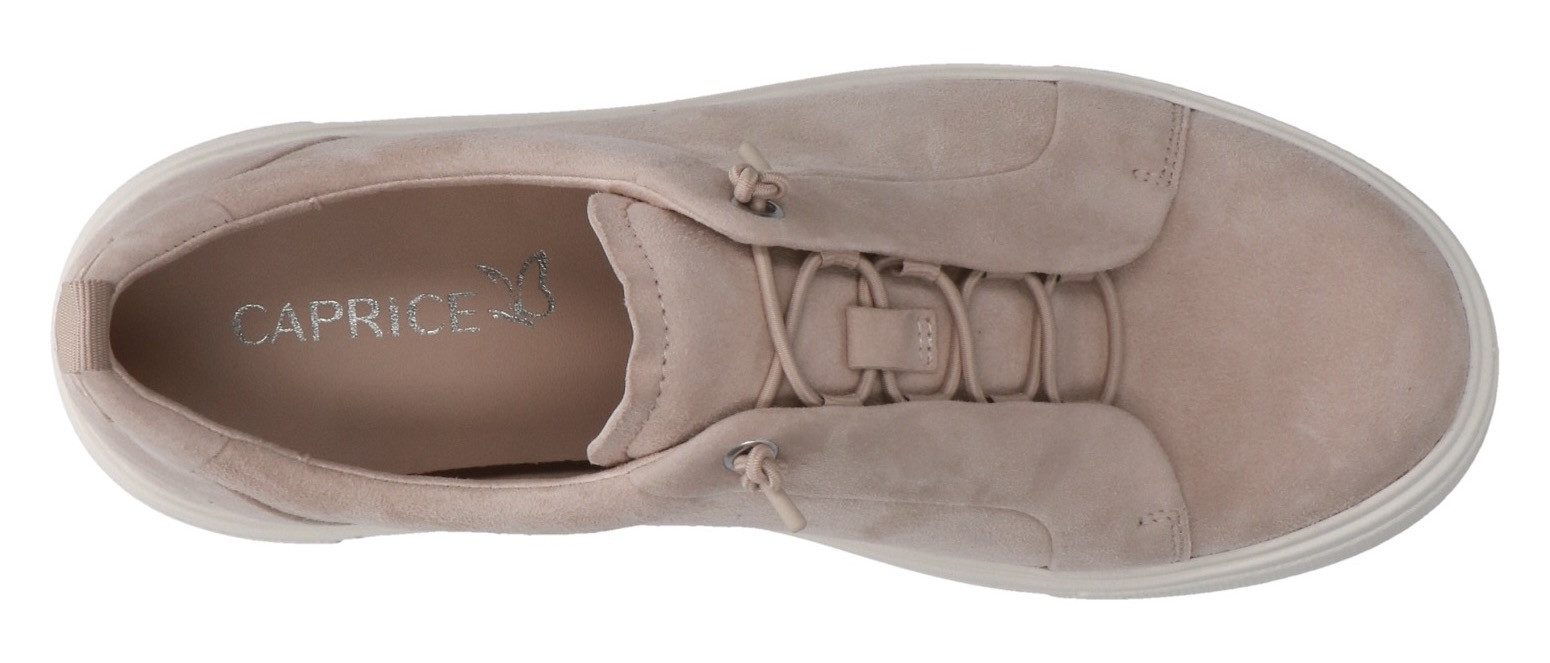 Caprice Slip-on sneakers , lage schoen, vrijetijdsschoen, slippers met elastische banden