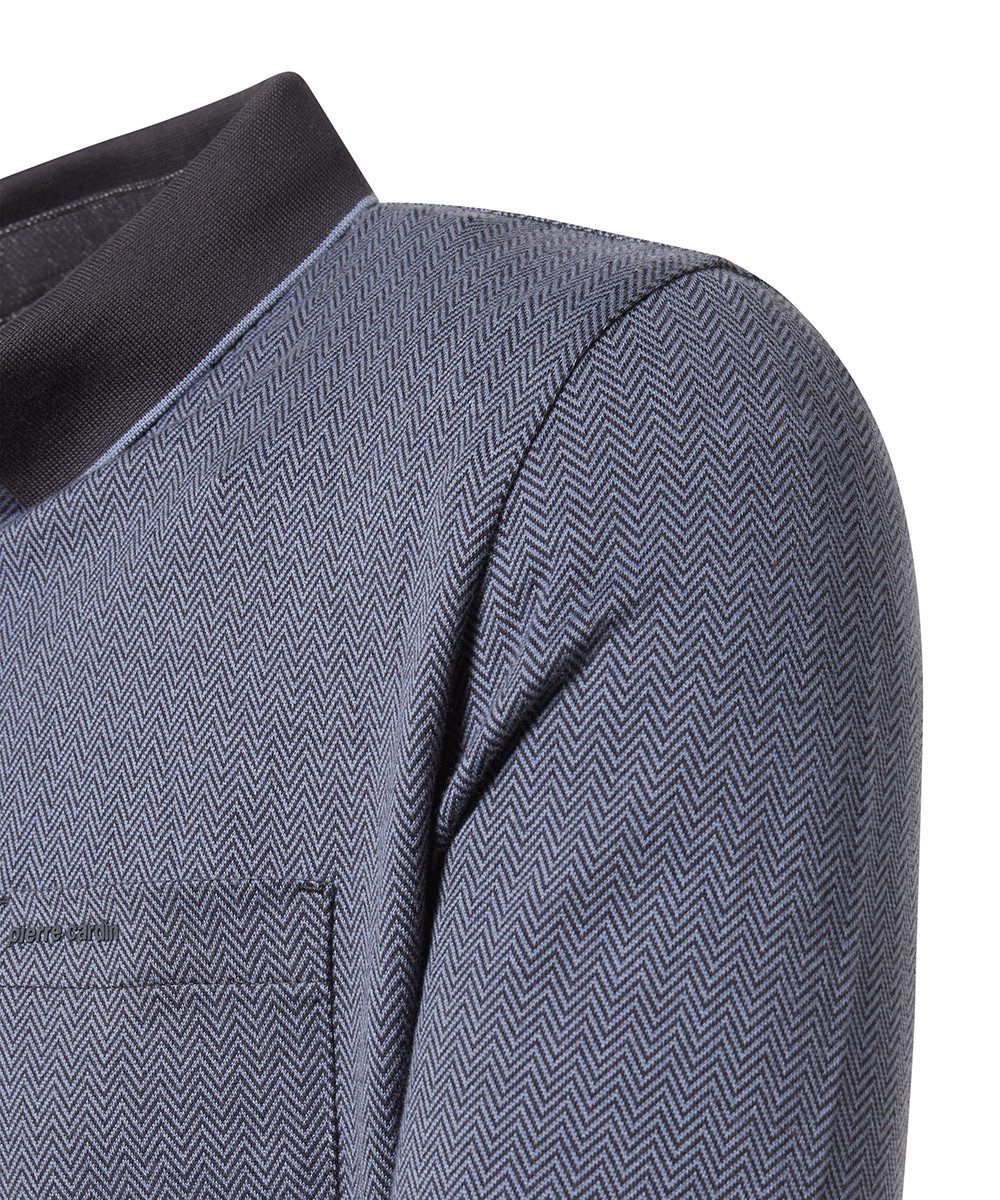 Pierre Cardin Poloshirt met lange mouwen