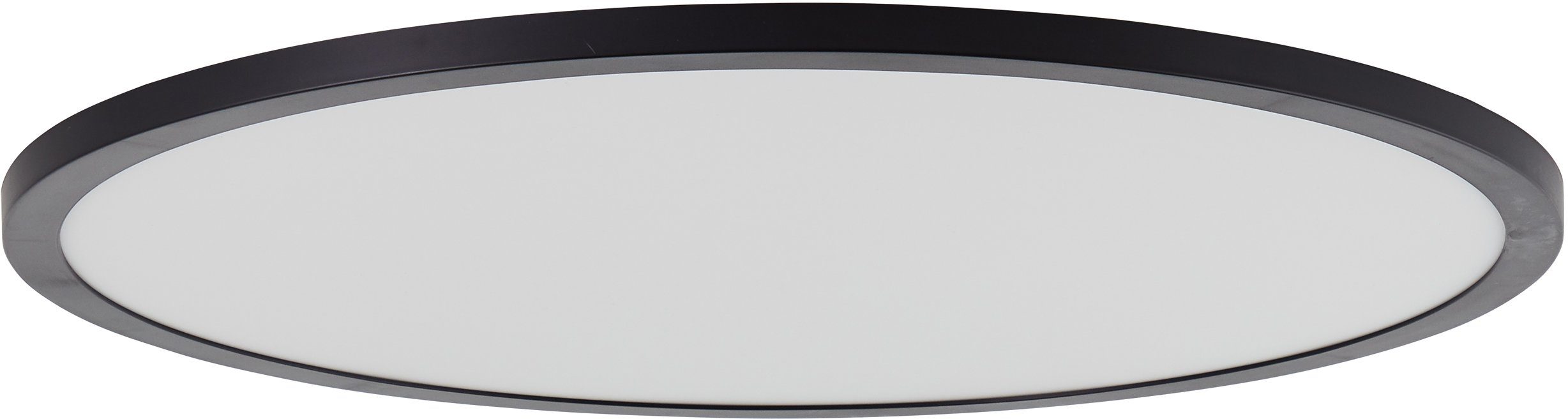 Brilliant Leuchten Ledscherm Tuco Ø 50 cm, dimbaar, CCT, 3900 lm, afstandsbediening, kunststof, zwart/wit (1 stuk)