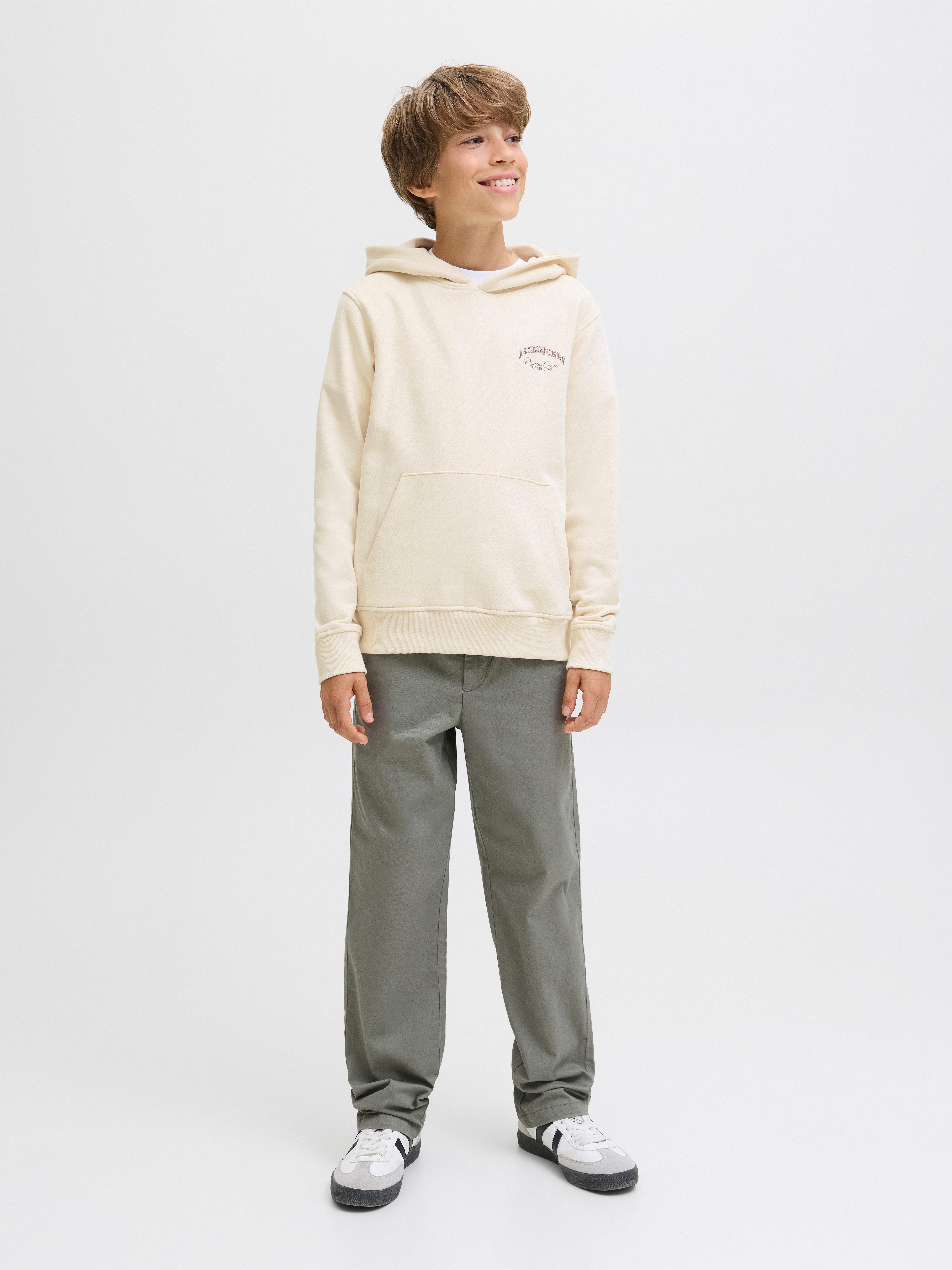 Jack & Jones Junior Hoodie JJEBRANDES BACKP RELAXED SWEAT H SN JNR