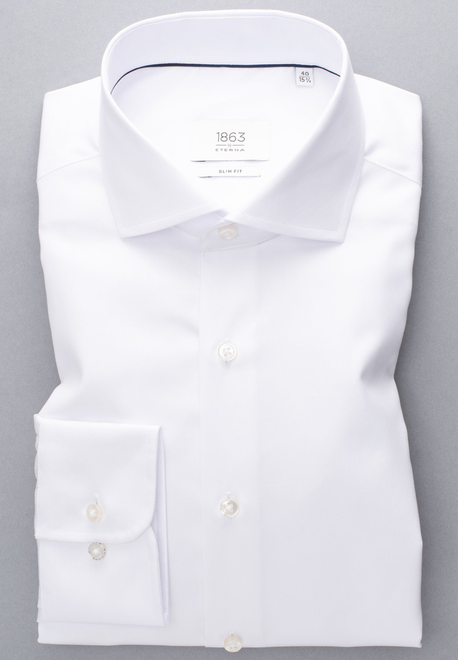 Eterna Overhemd met lange mouwen Slim fit NON IRON (strijkvrij)
