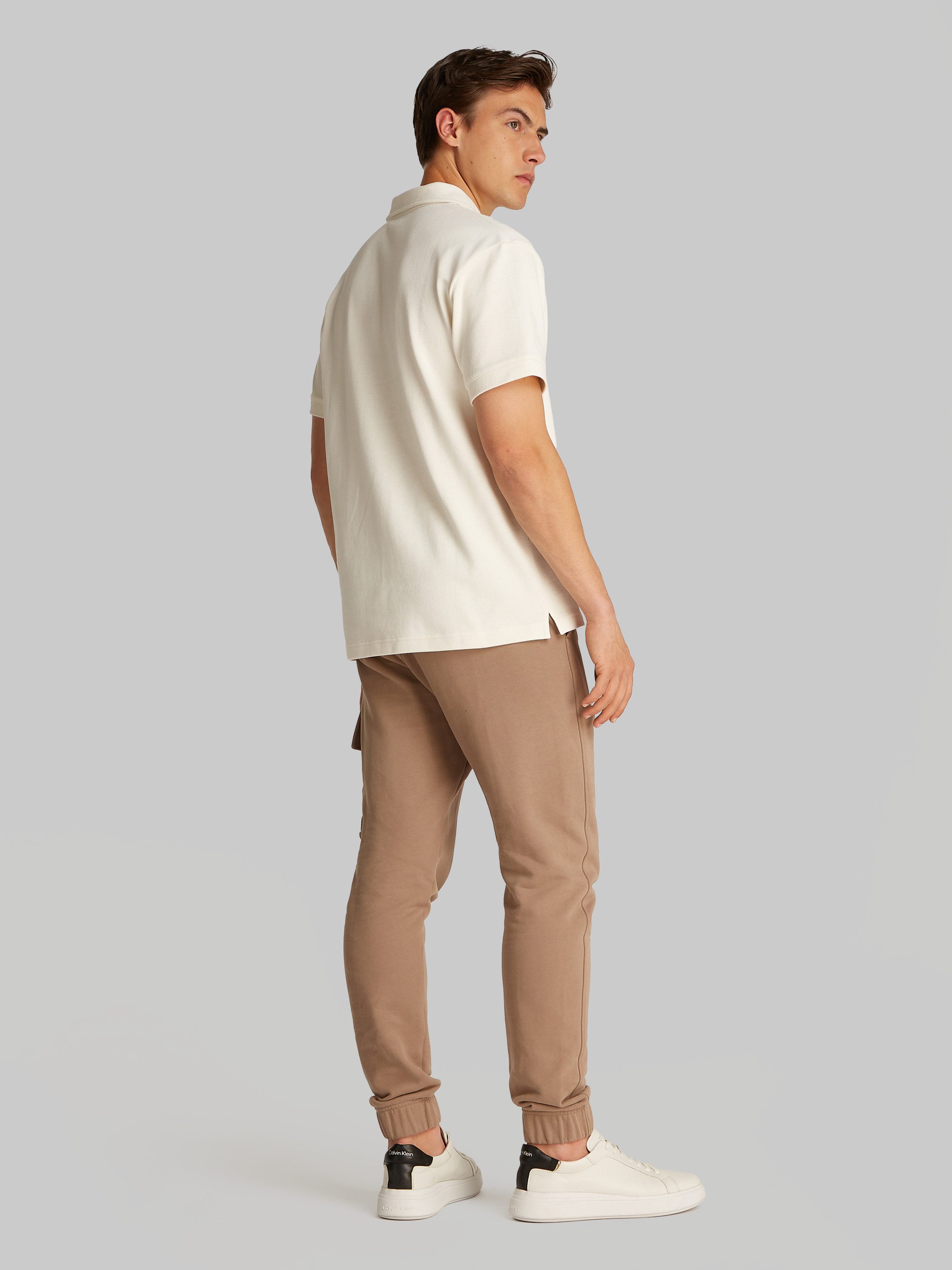Calvin Klein Poloshirt WOVEN LABEL POLO