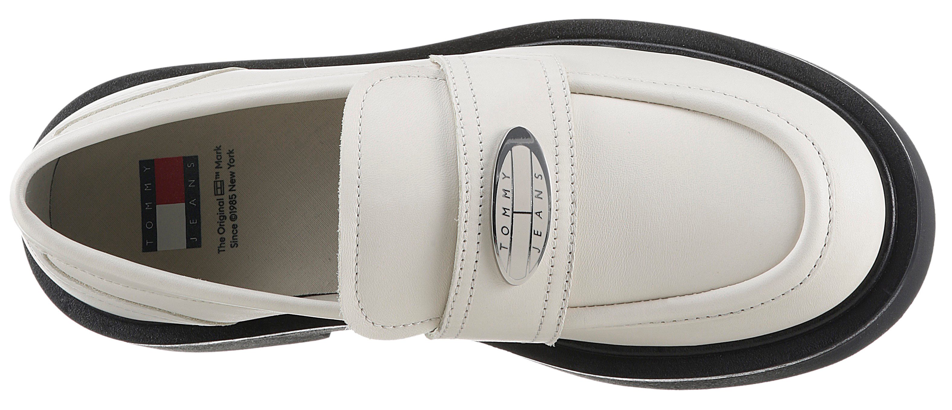 TOMMY JEANS Loafers TJW FLAT LOAFER lage schoen, slipper, instapschoen in college-look