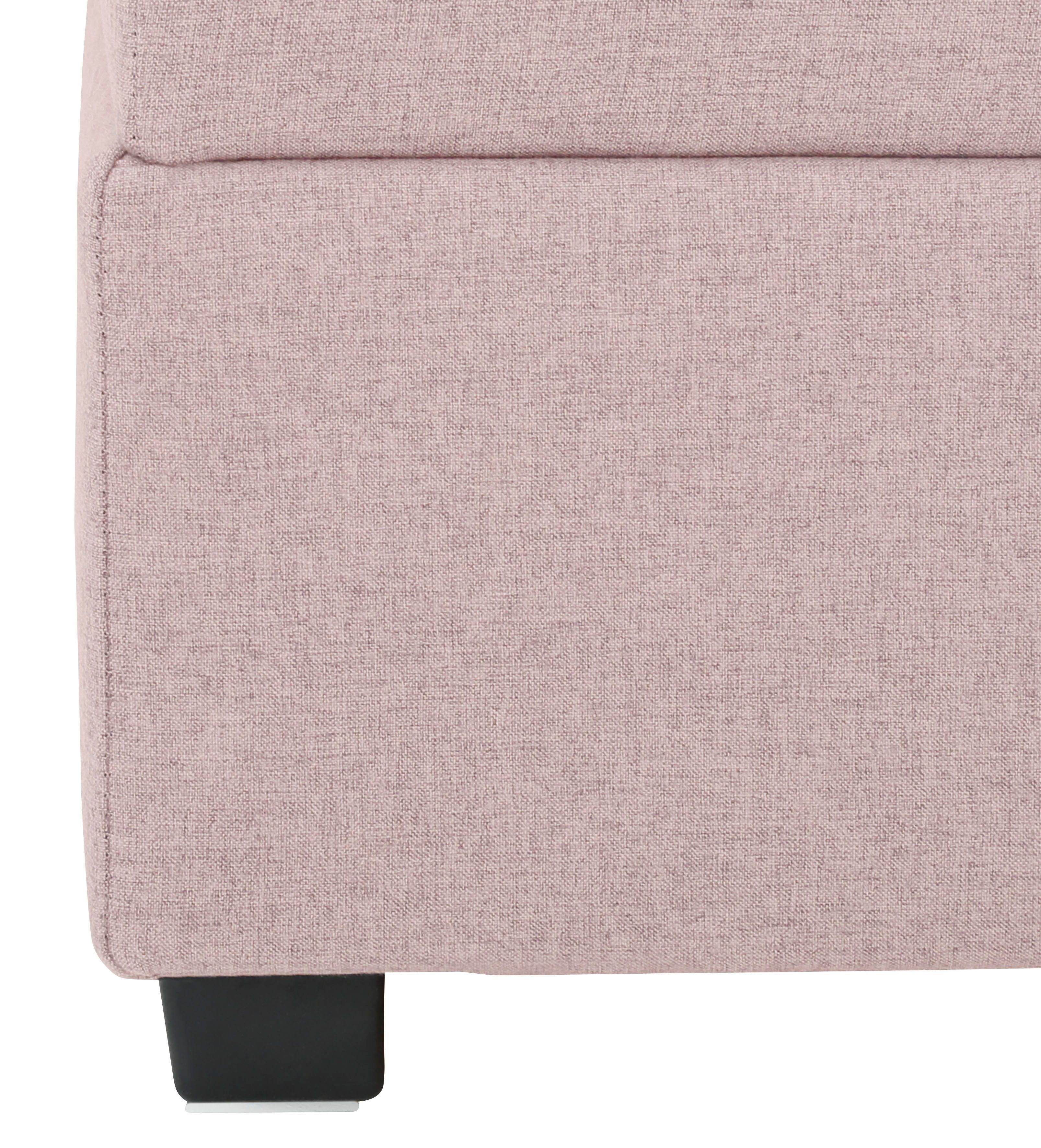 Lüttenhütt Boxspring Mieke incl. bedkist en topmatras, bekleding geïmpregneerd, 2 breedtes