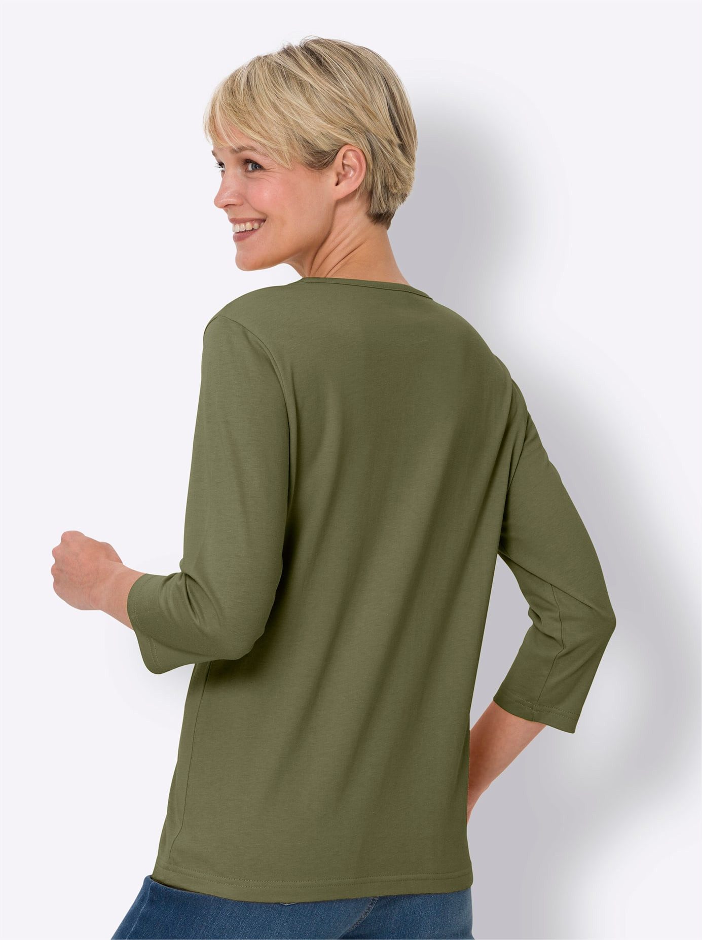 Classic Basics Shirt met 3/4 mouwen Shirt met 3/4-mouwen (1-delig)