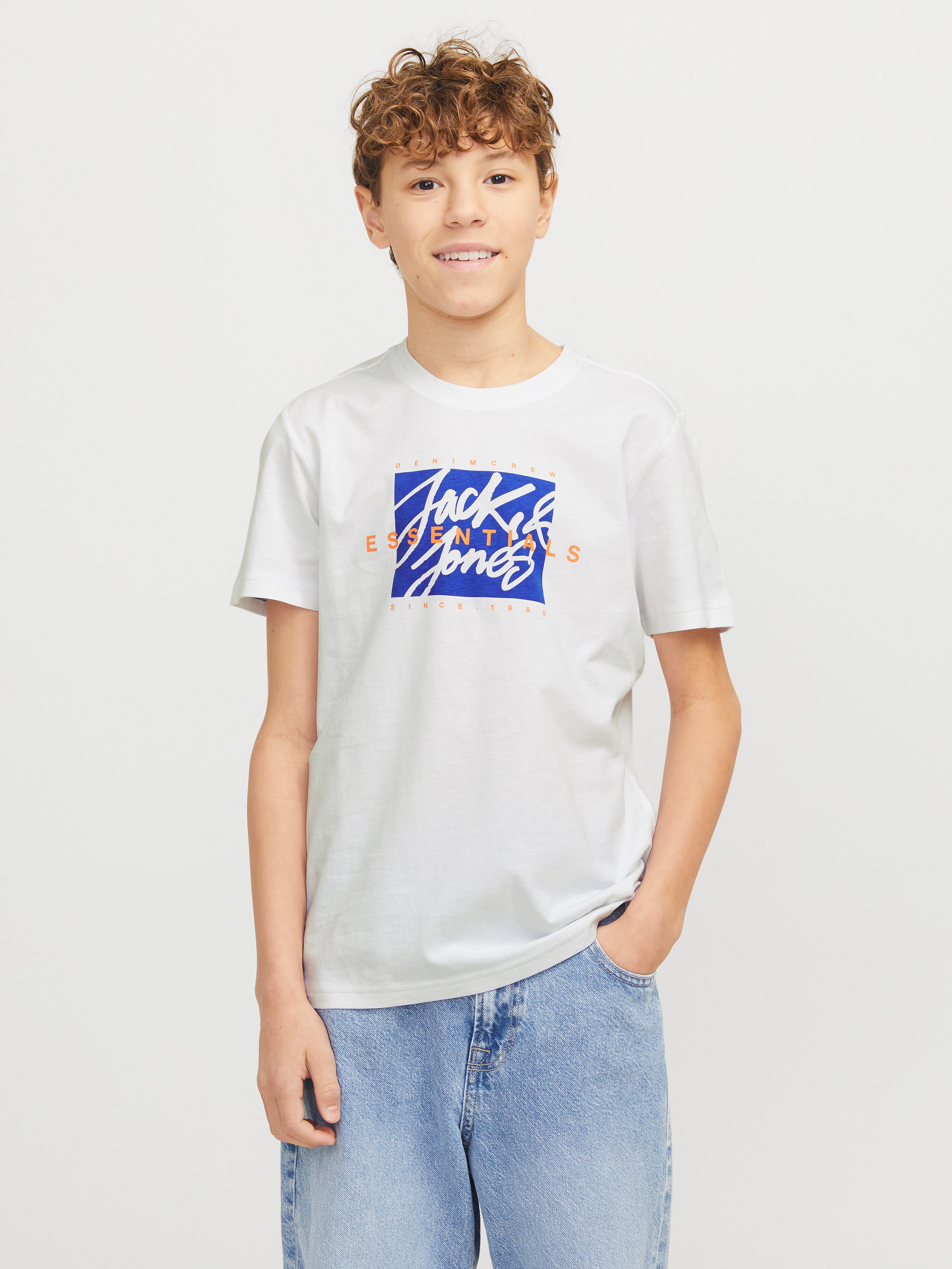 Jack & Jones Junior T-shirt JJCOLTON TEE SS CREW NECK JNR