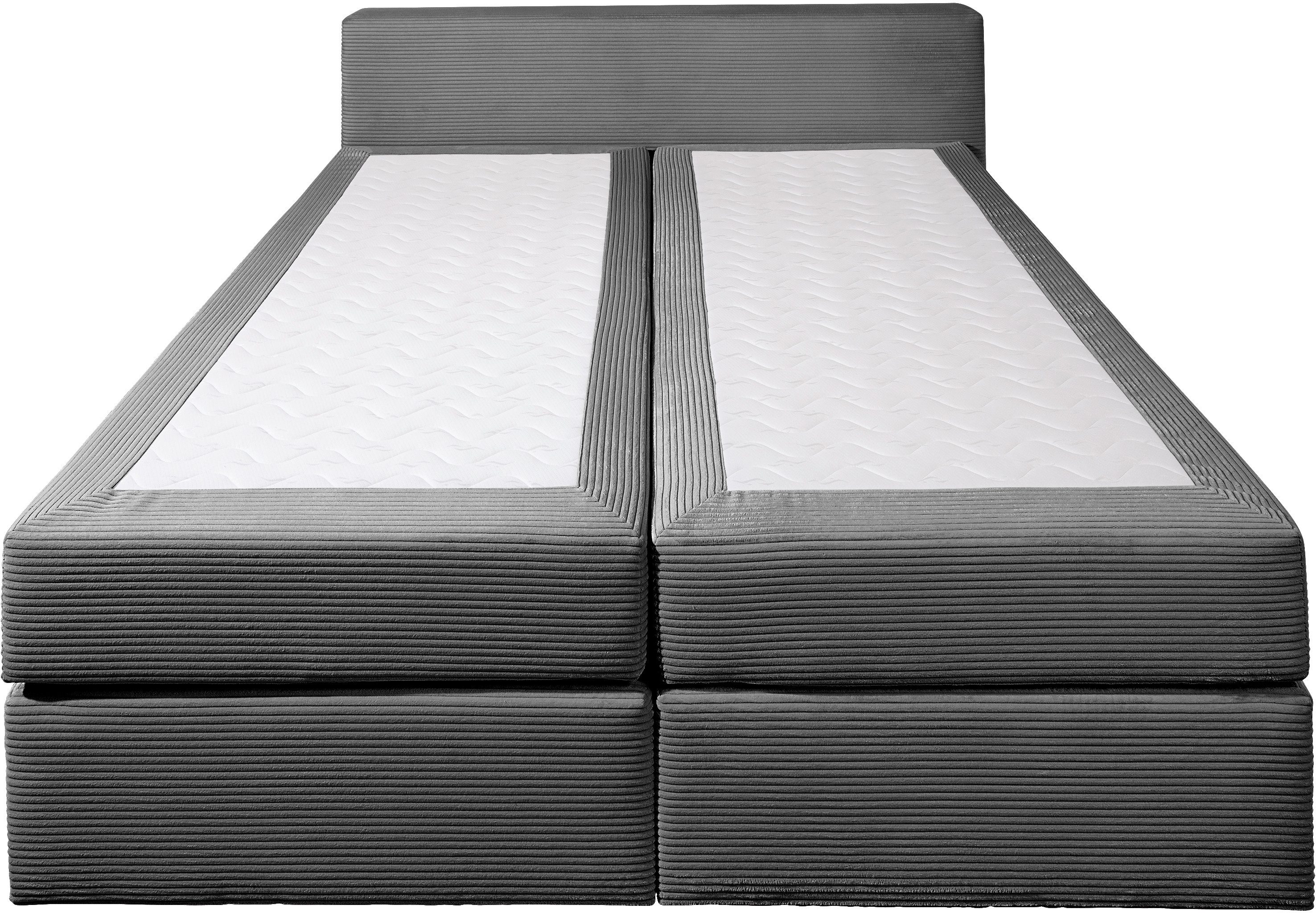 andas Boxspring Åby In cord bekleding, optioneel met en zonder matras verkrijgbaar
