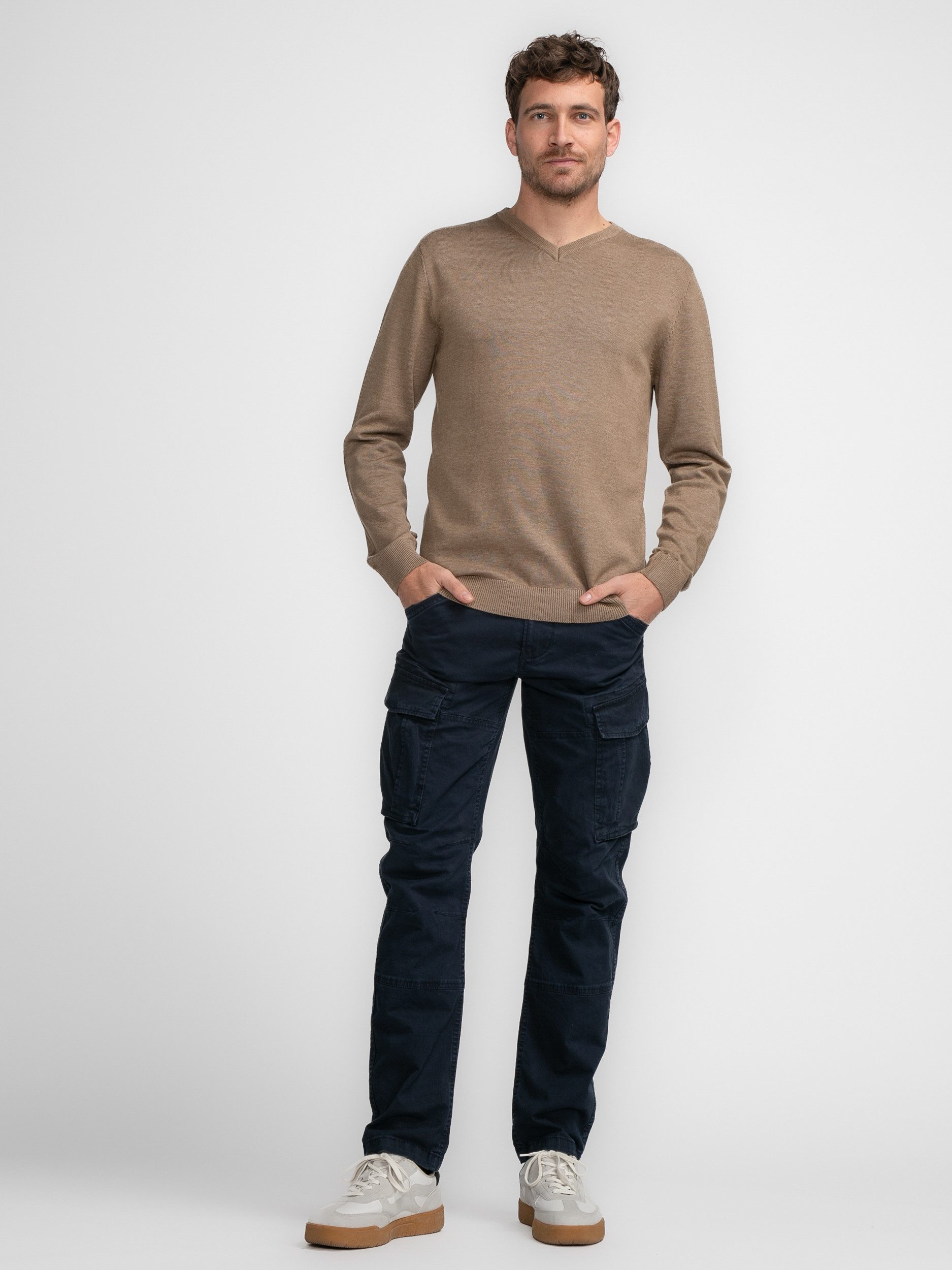 Petrol Industries Trui met V-hals Men Knitwear V-Neck Basic