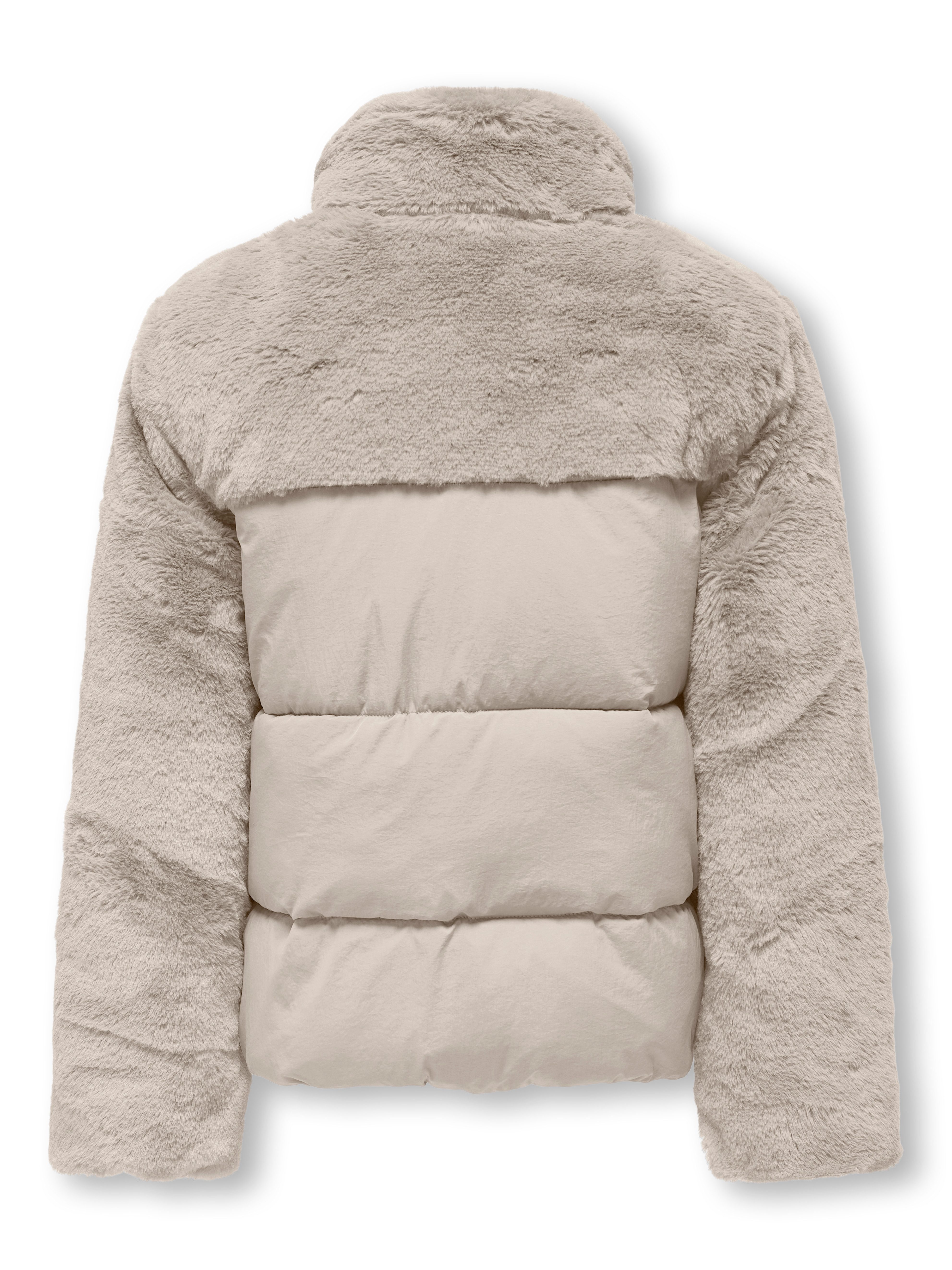 KIDS ONLY Gewatteerde jas KOGWANJA FUR PUFFER MIX COAT OTW