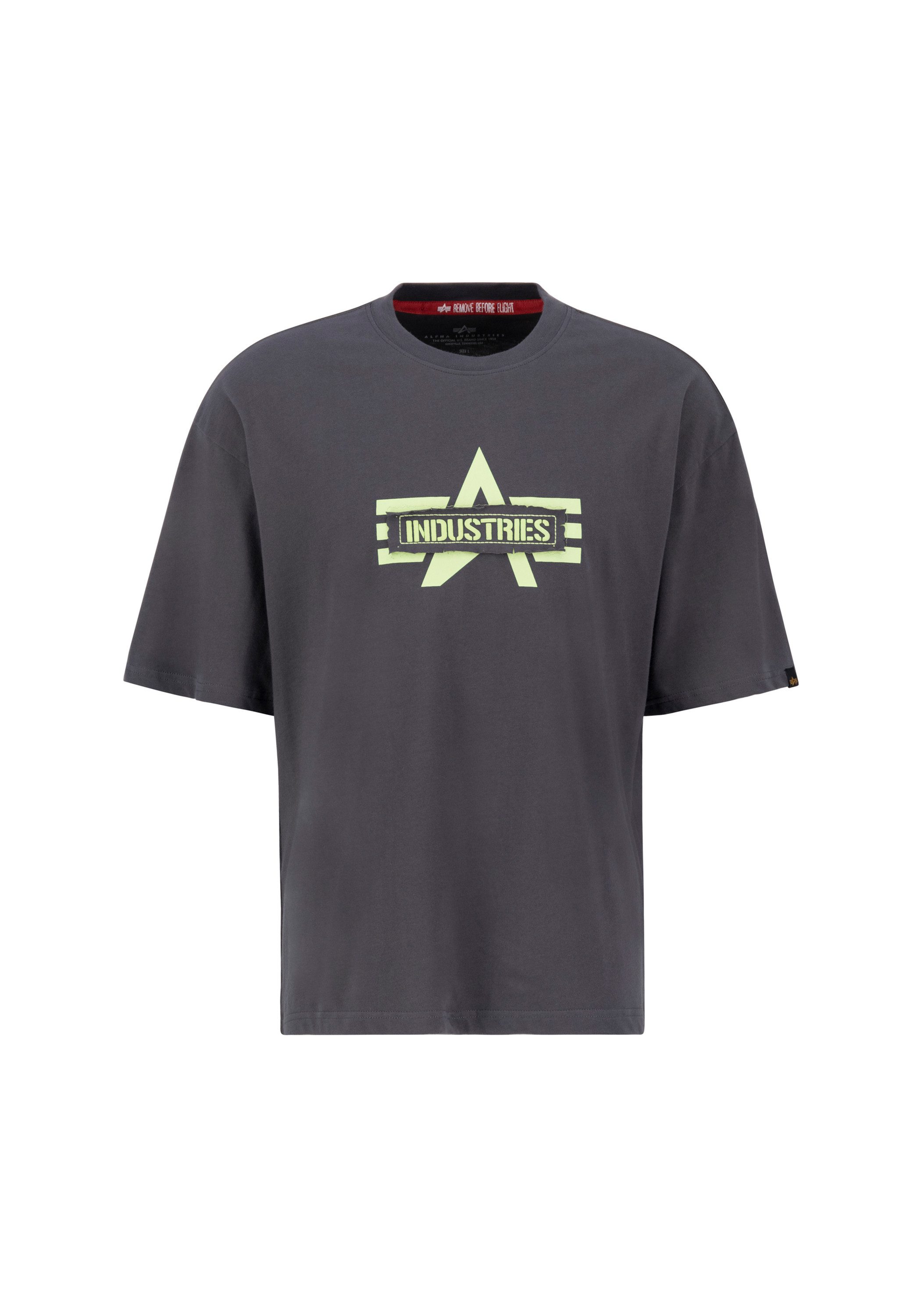 Alpha Industries T-shirt heren t-shirts maat 3XL grijs