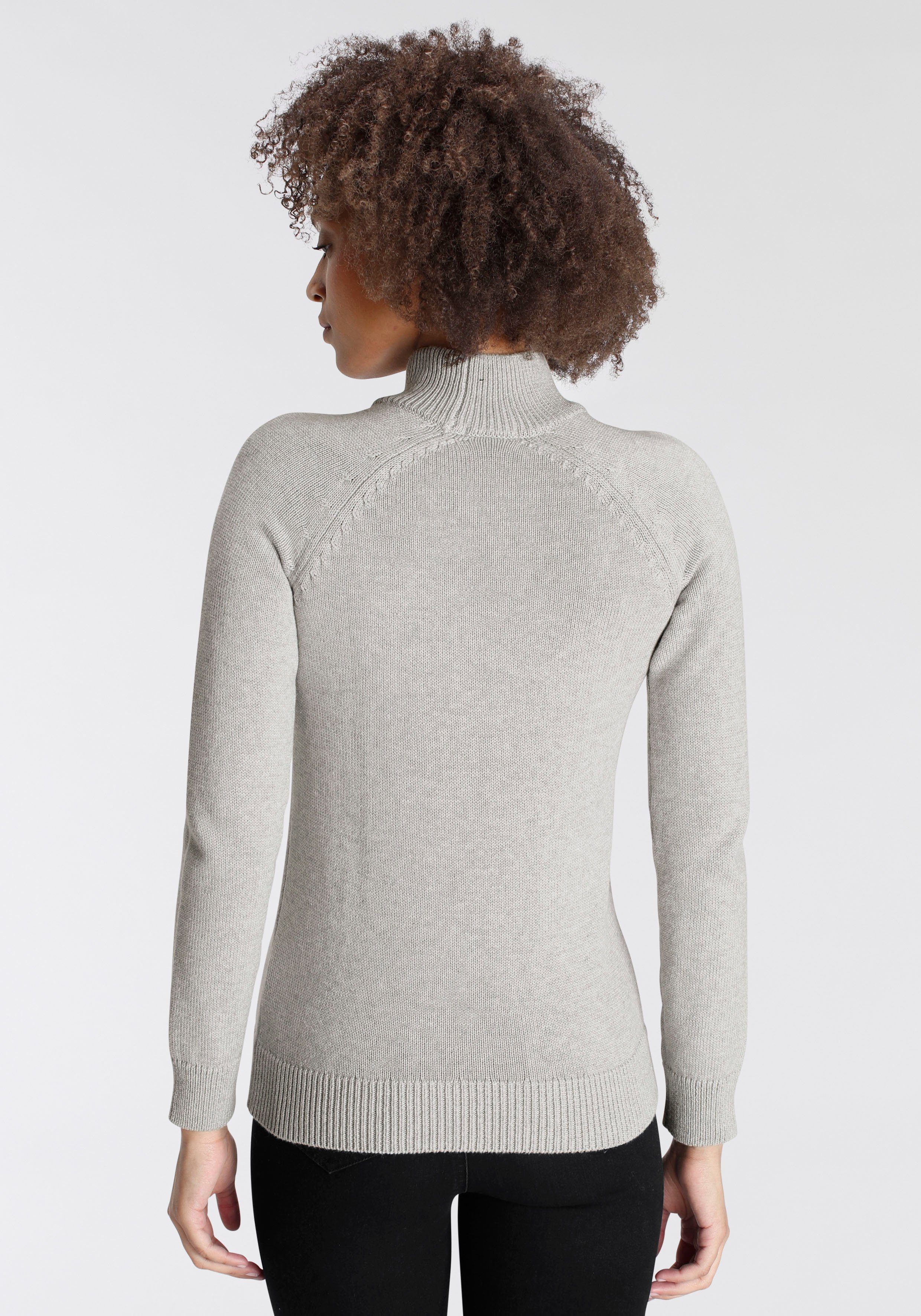 Arizona Coltrui Rollneck in effen kleur