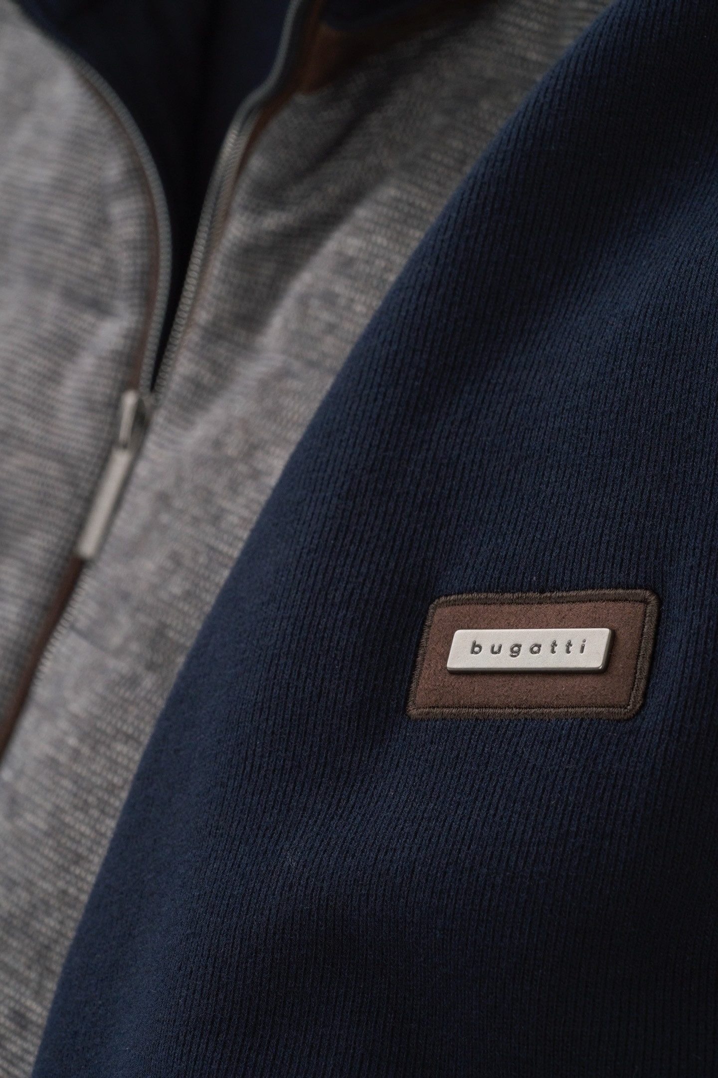 Bugatti Sweatvest gemaakt van 100% katoen