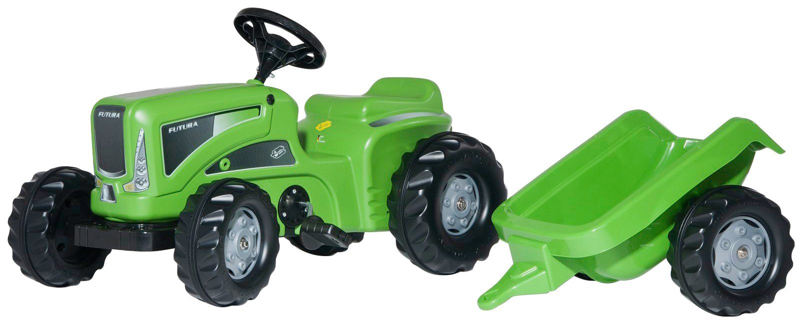 rolly toys® Trapauto RollyKid, Futura Tractor met trailer
