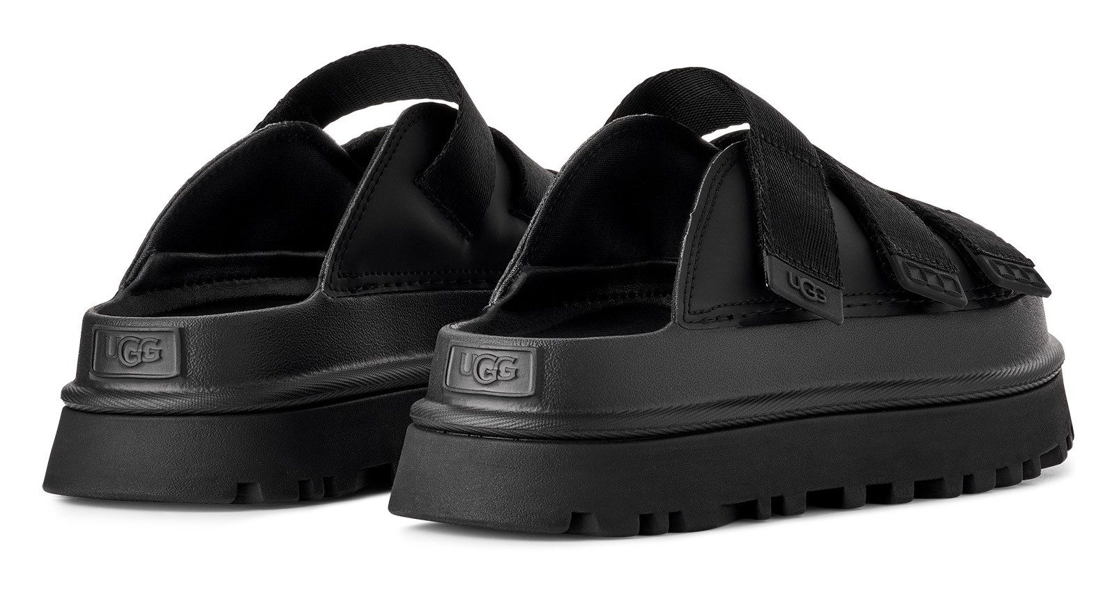 UGG Slippers GOLDENGLOW SLIDE , plateauschoen, sandaal, flats met voetbed