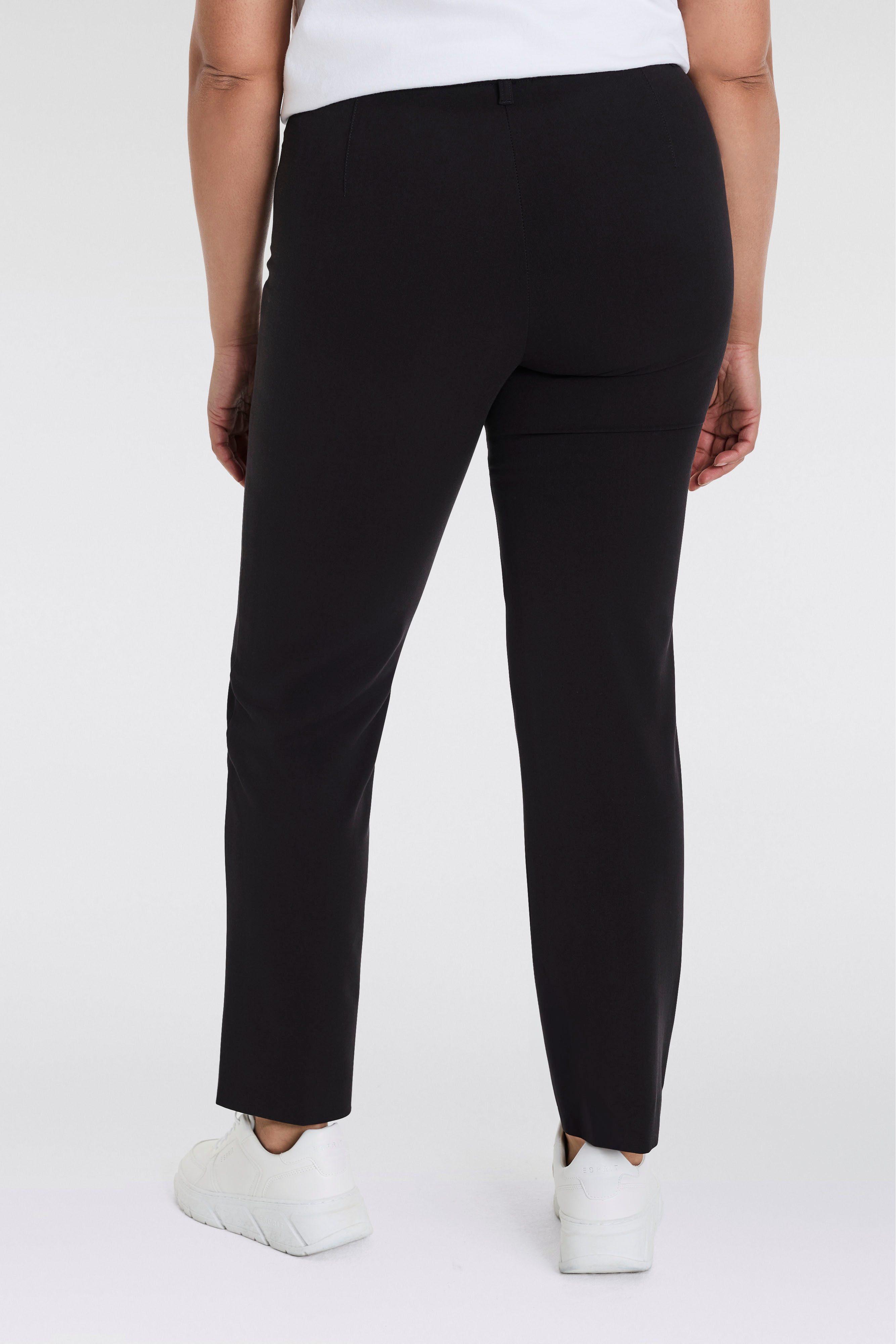 KjBRAND Stoffen broek Bea in Bi-Stretch Kamgarenlook met Persplooien