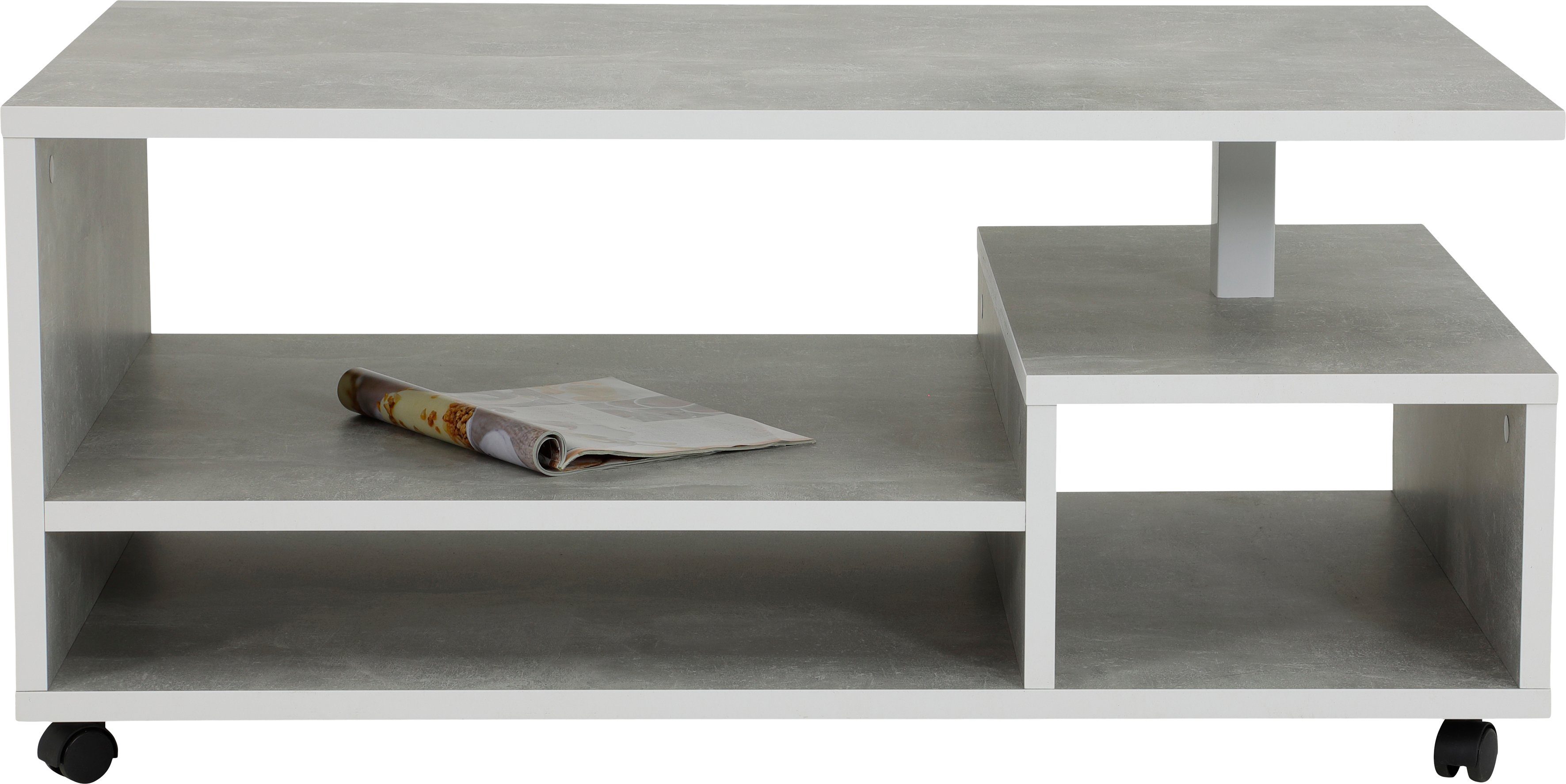 HELA Salontafel op wieltjes, industrial design