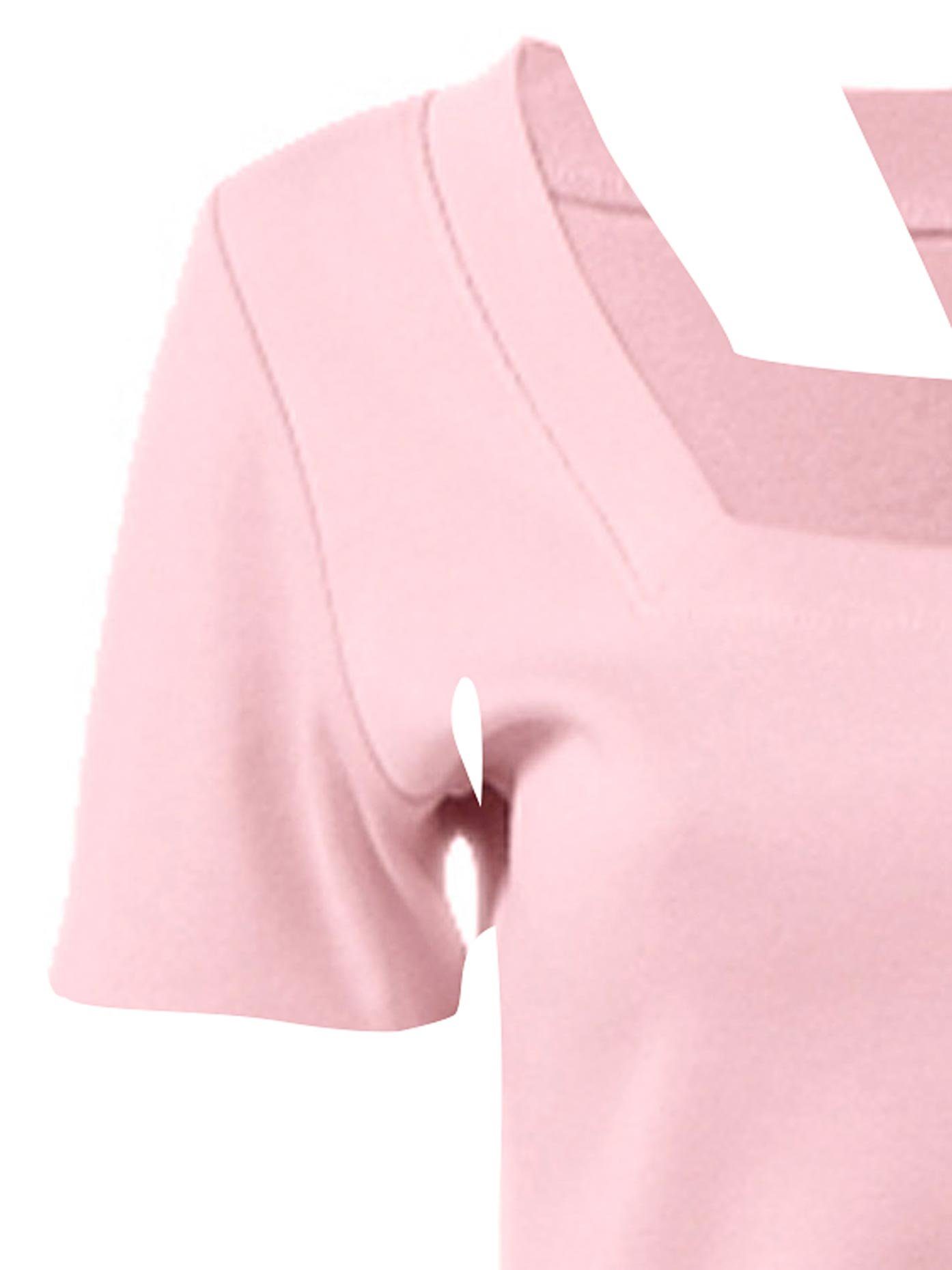 heine Shirt met korte mouwen Shirt met carréhals (1-delig)