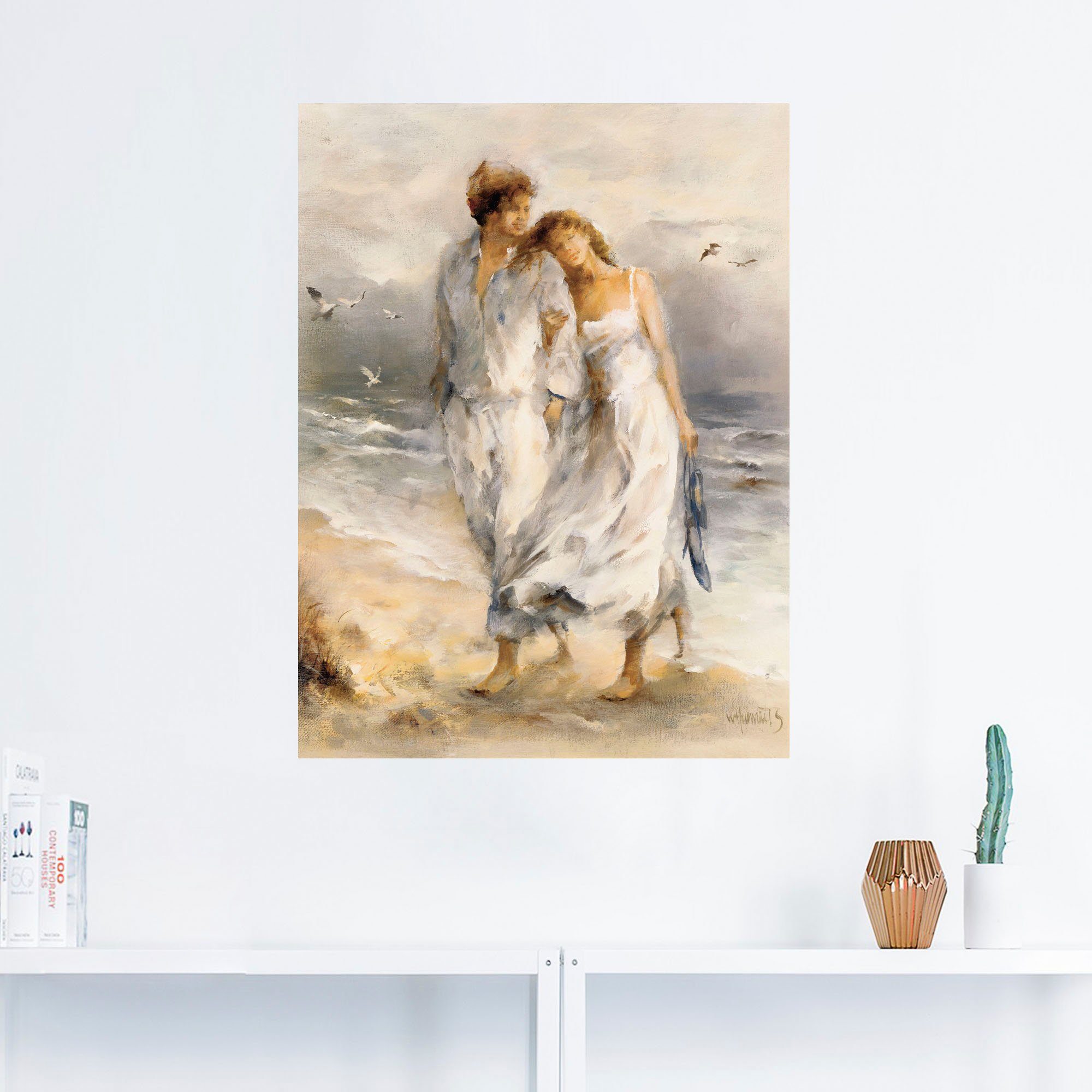 Artland Artprint Verliefd als artprint op linnen, poster, muursticker in verschillende maten