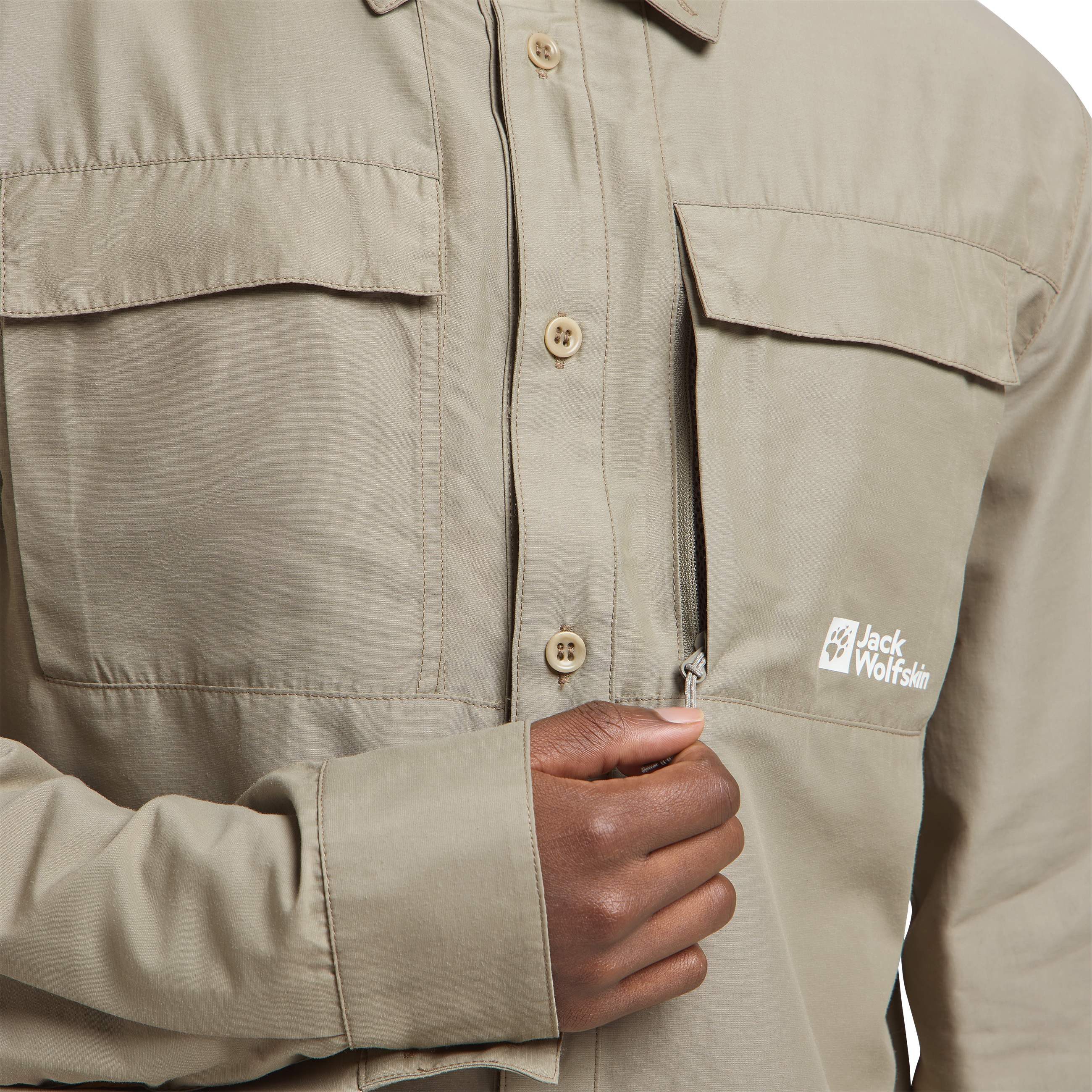 Jack Wolfskin Overhemd met lange mouwen BARRIER LS SHIRT M