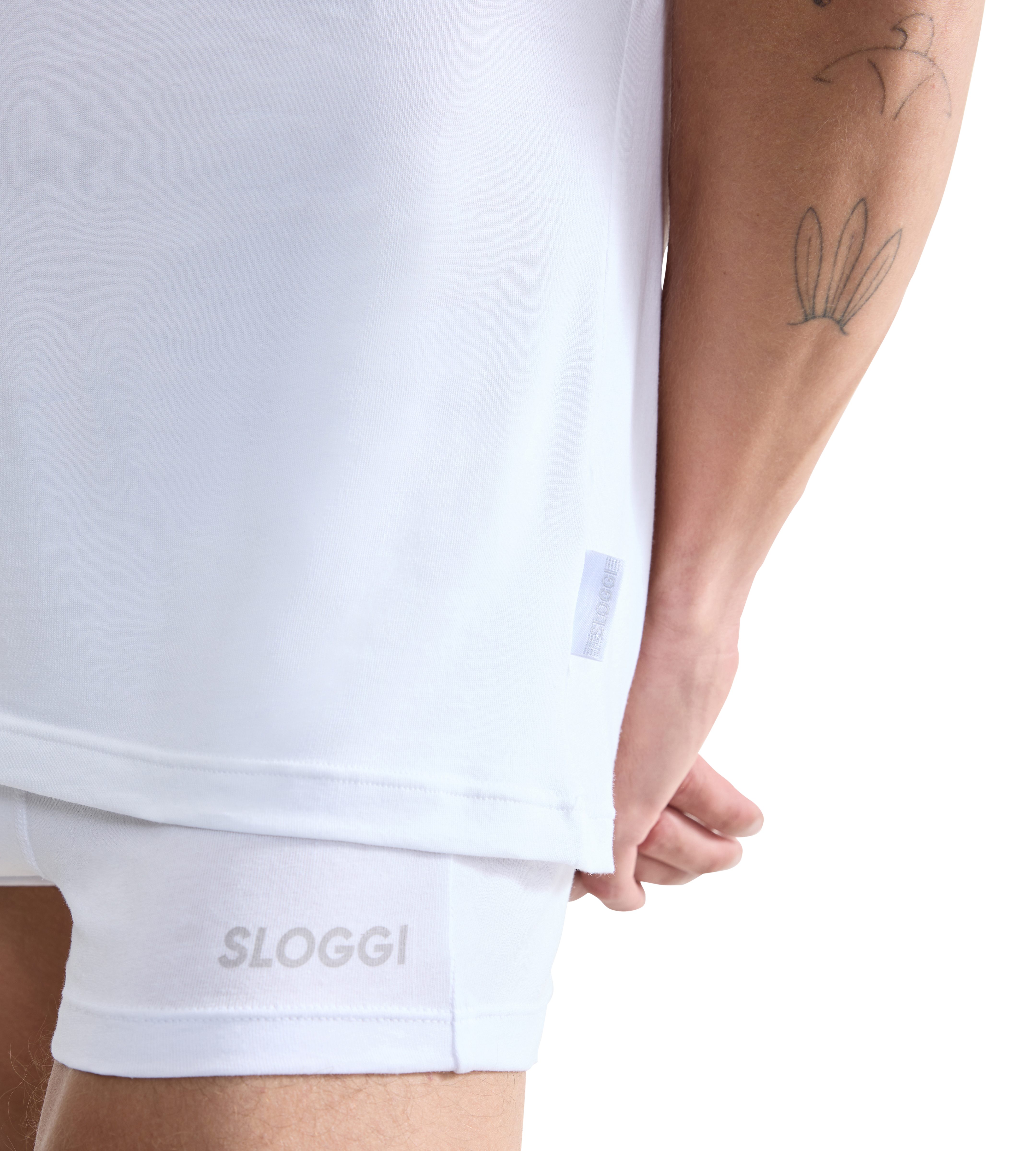 Sloggi Hemd Men 24/7 SH 03 O-Neck 2P (Set van 2)