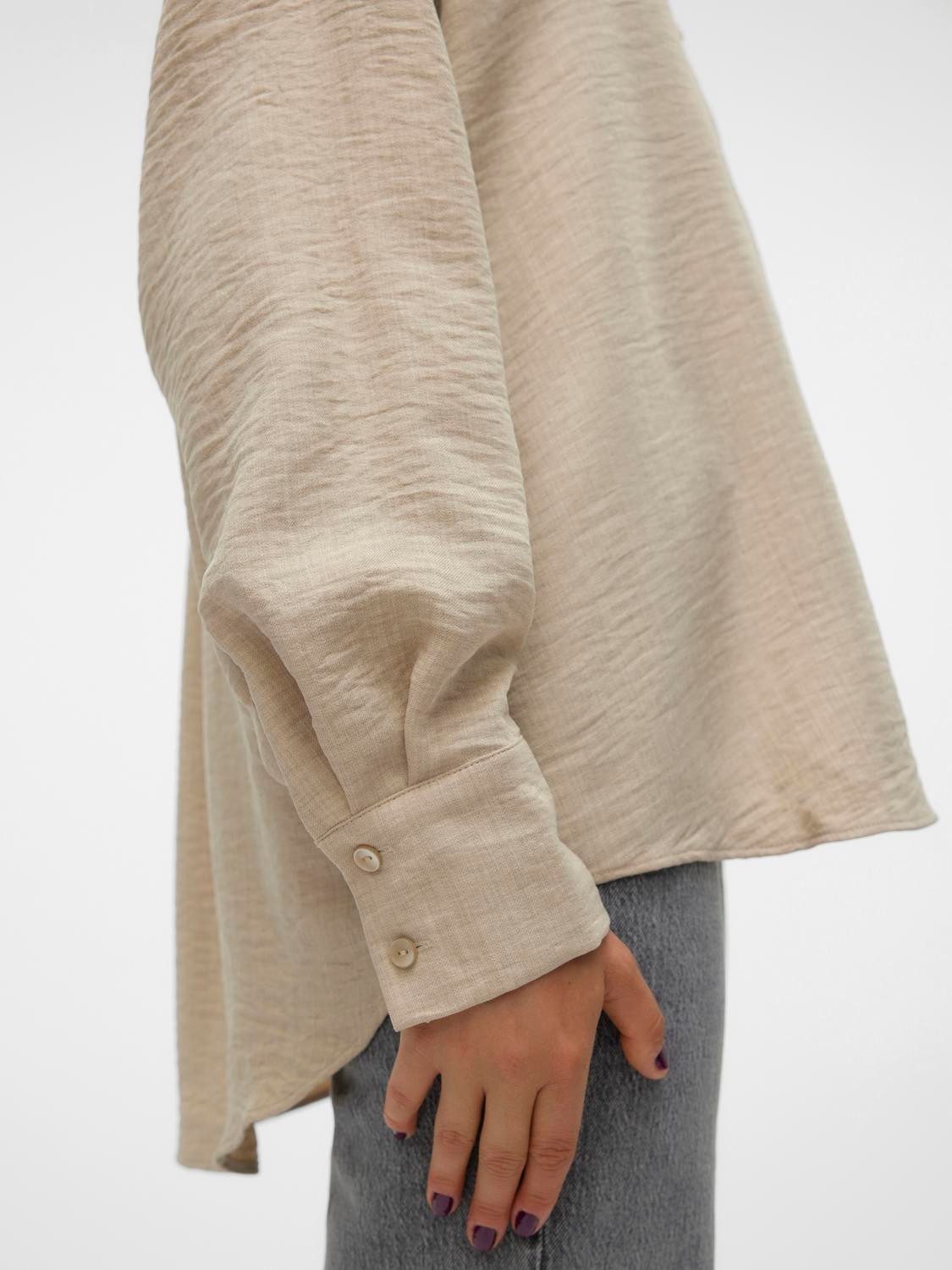 Vero Moda Blouse met lange mouwen VMMELANEY QUEENY LS SHIRT WVN NOOS