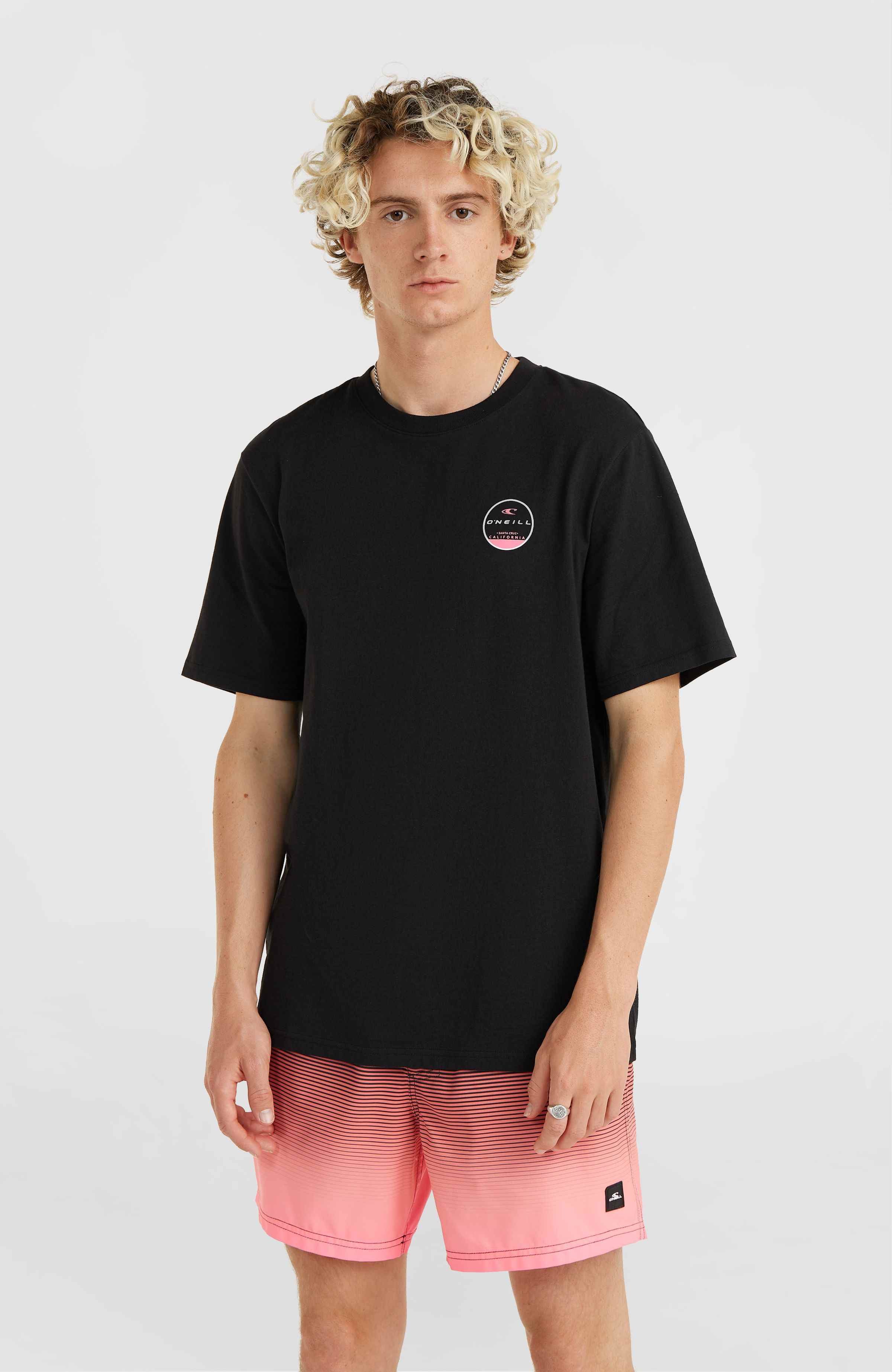 O'Neill T-shirt JACK O'NEILL BACKPRINT T-SHIRT heren t-shirts maat XL zwart
