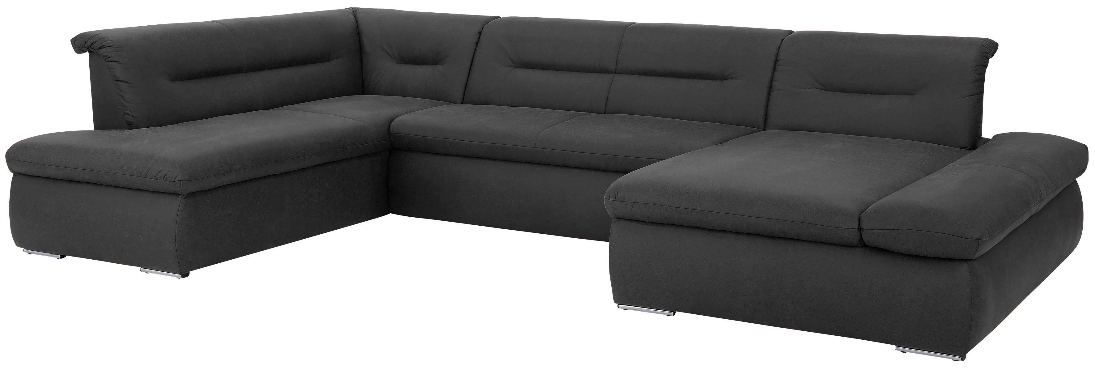 INOSIGN Zithoek Avesa U-vorm Naar keuze met verstelbare armleuningen en slaapfunctie, bxdxh: 355x216x80cm