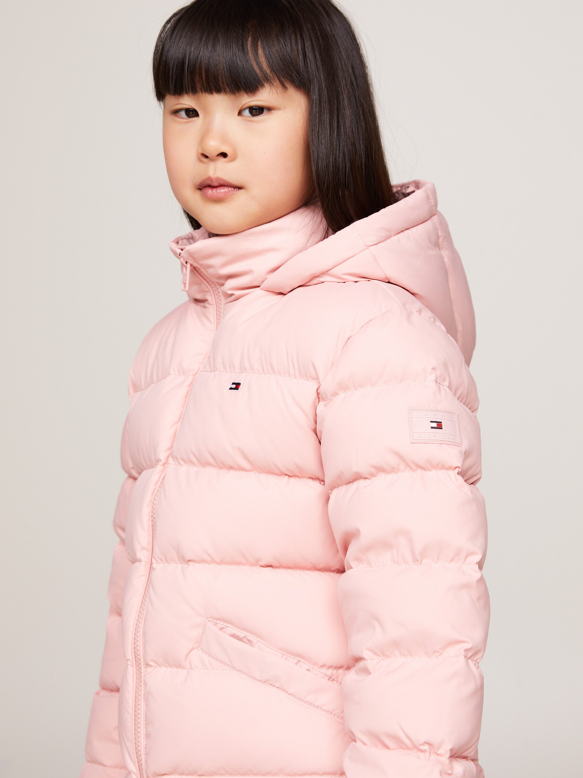 Tommy Hilfiger Gewatteerde jas ESSENTIAL FUR HOOD JACKET met imitatiebont bij de capuchon